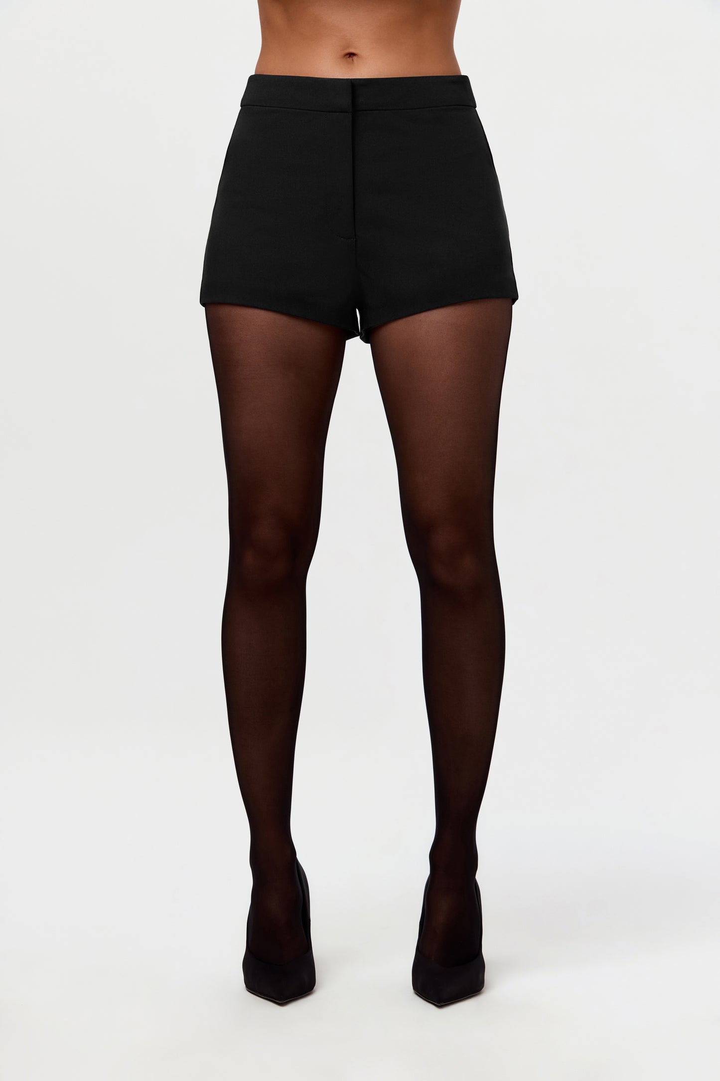 High Waist Suited Shorts