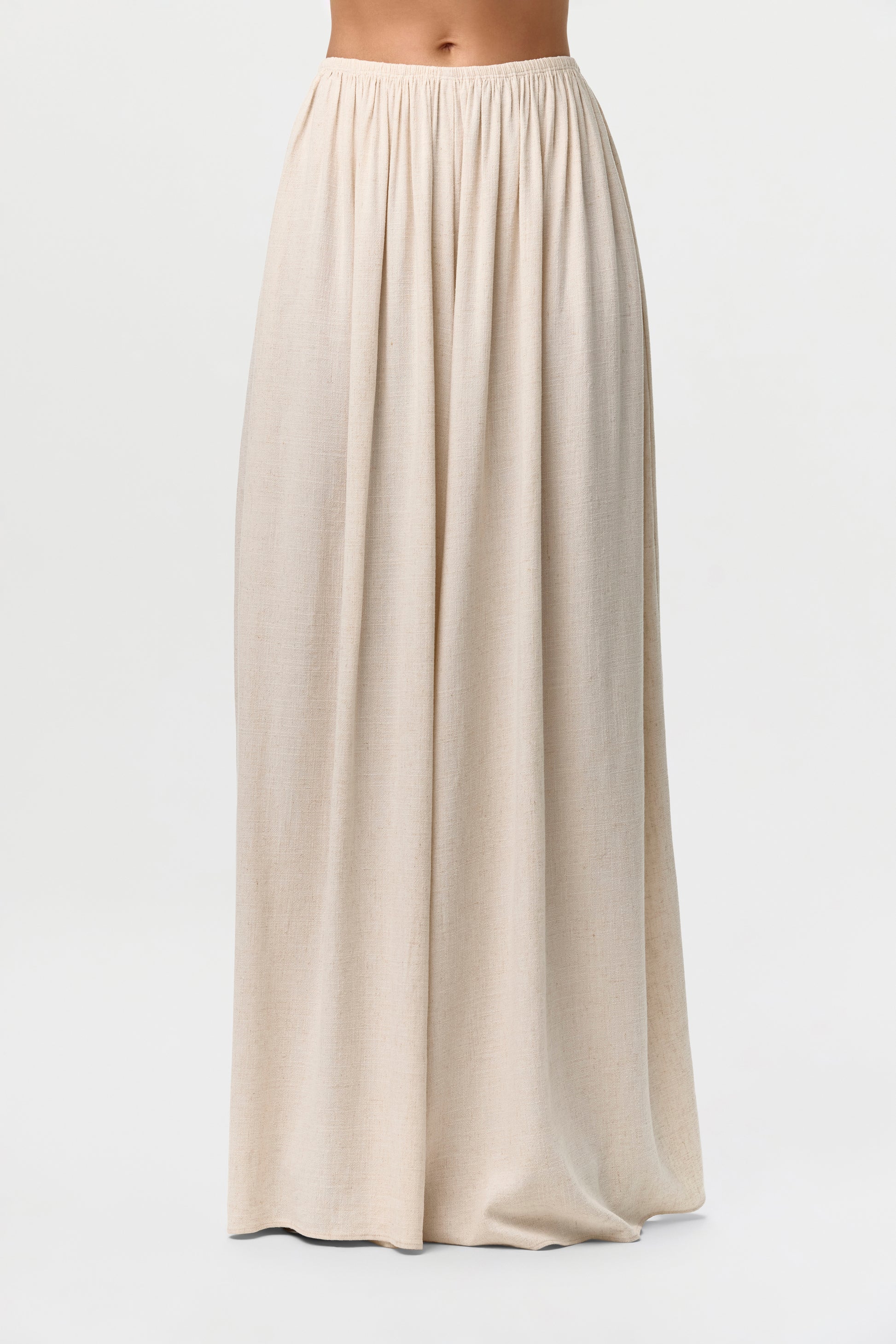 Linen Pleated Wide Leg Pants Petite