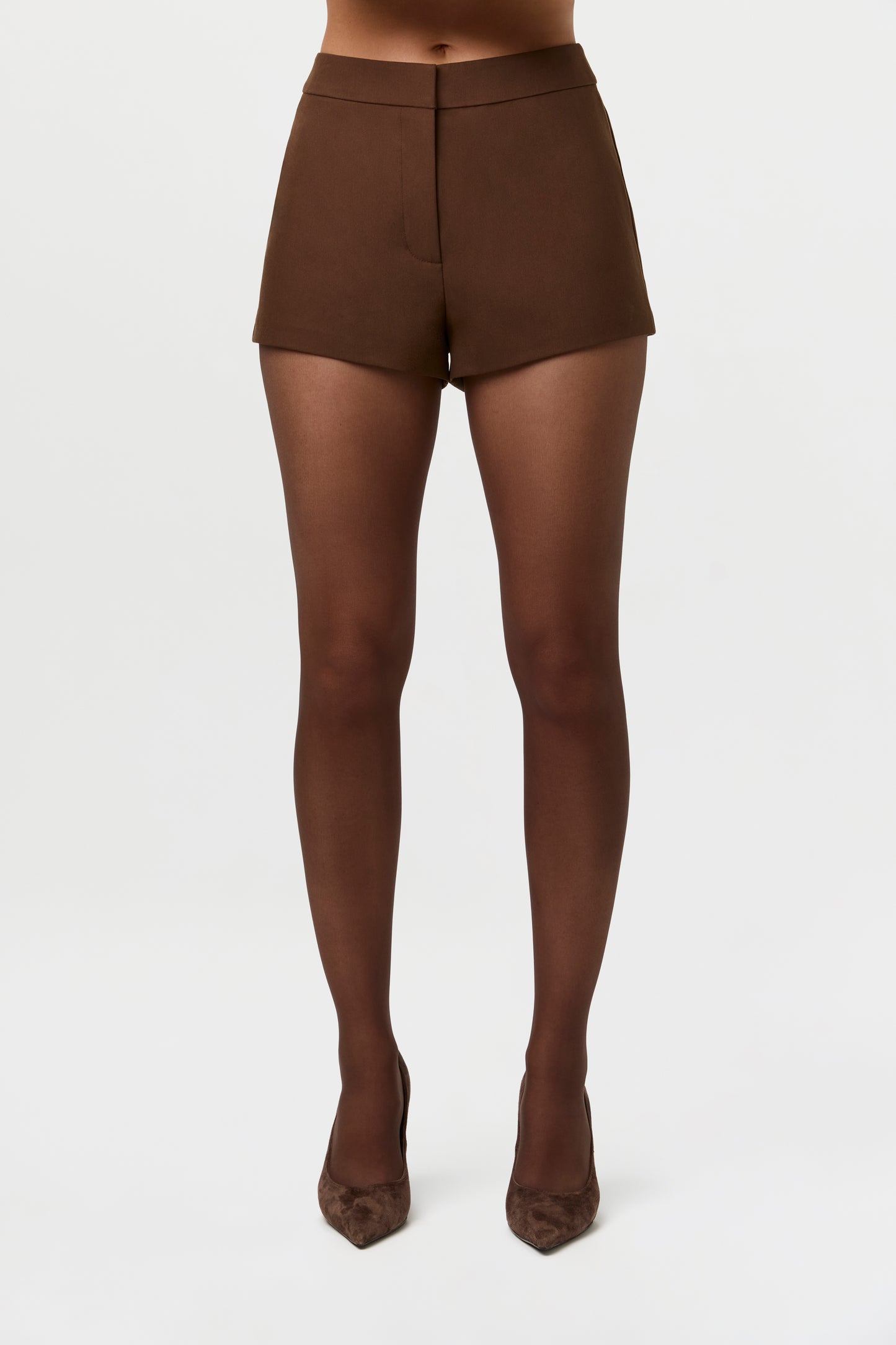 High Waist Suited Shorts