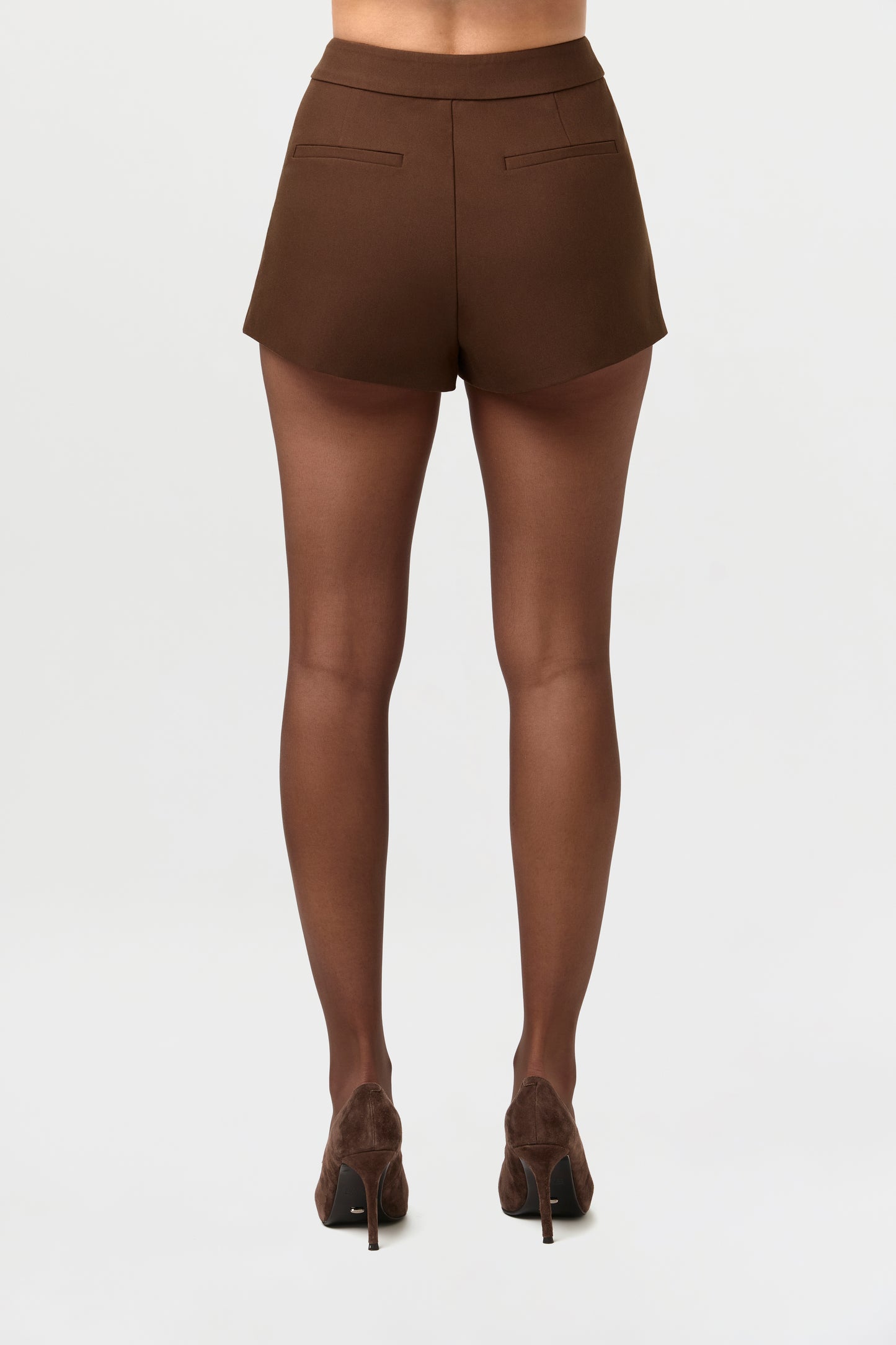 High Waist Suited Shorts