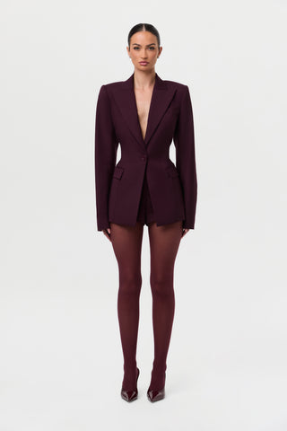High Waist Suited Shorts