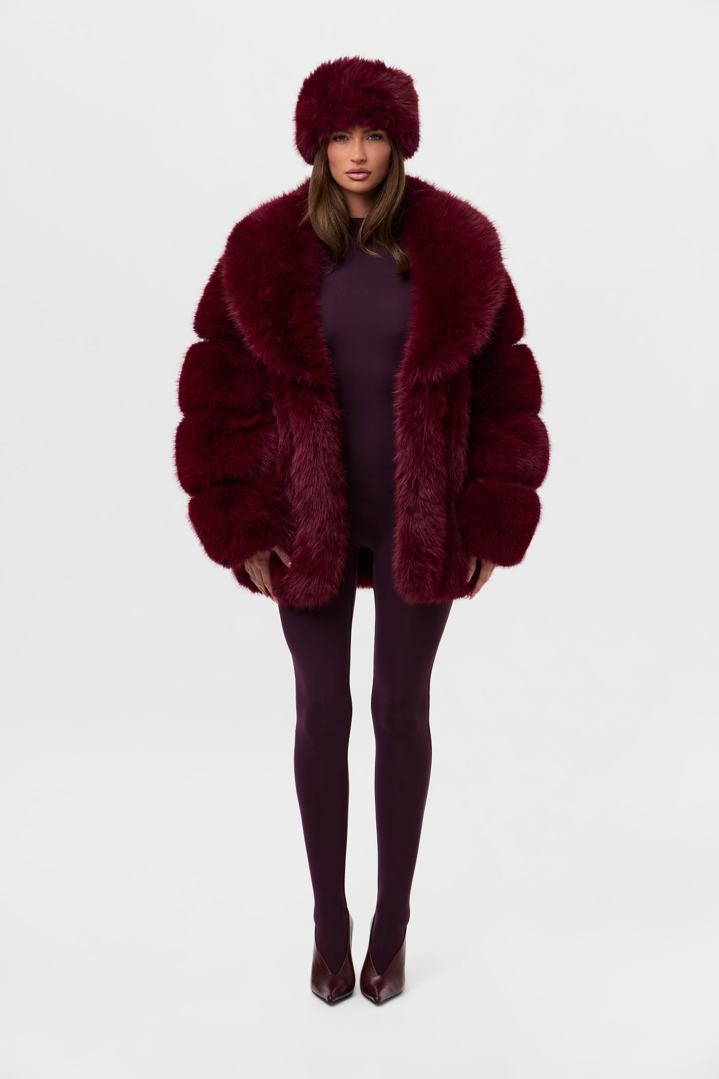 Faux Fur Pelted Jacket