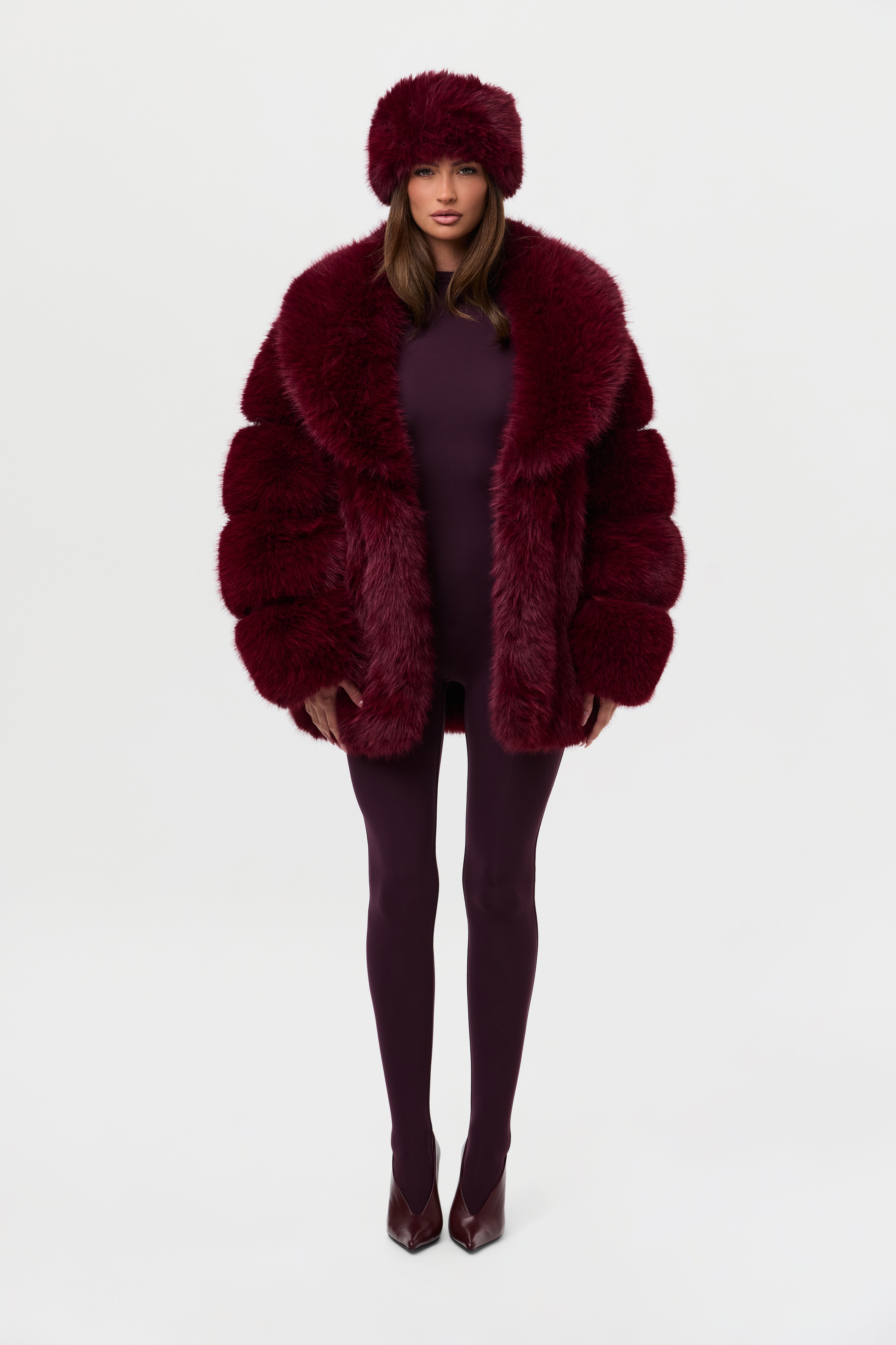Faux Fur Pelted Jacket