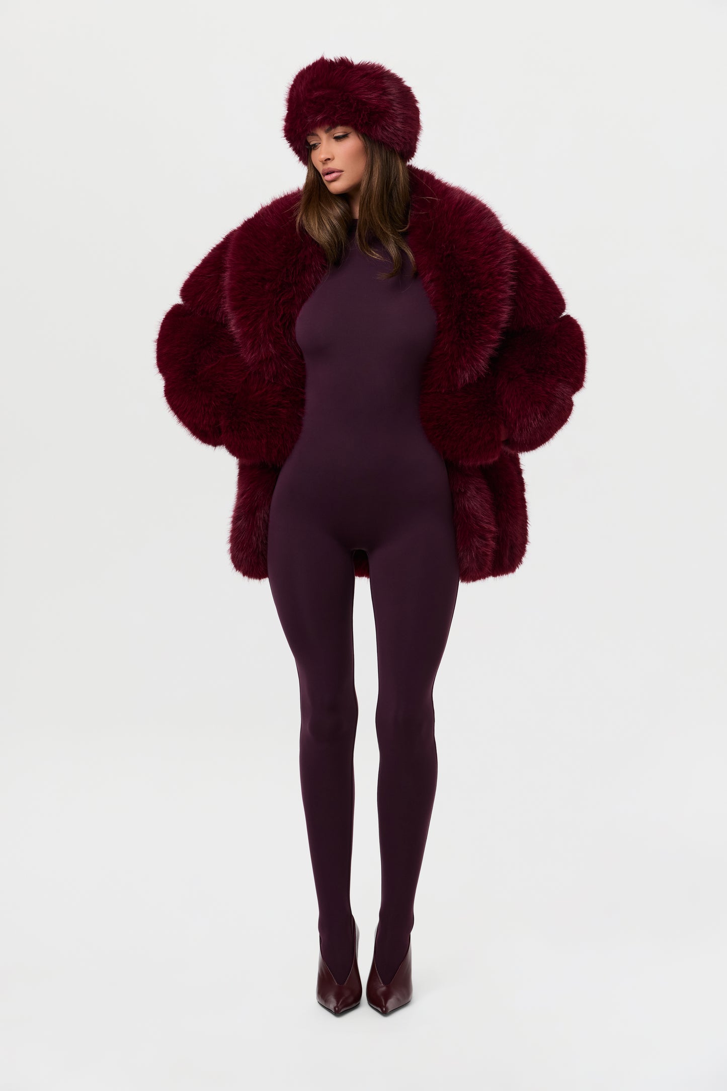 Faux Fur Pelted Jacket