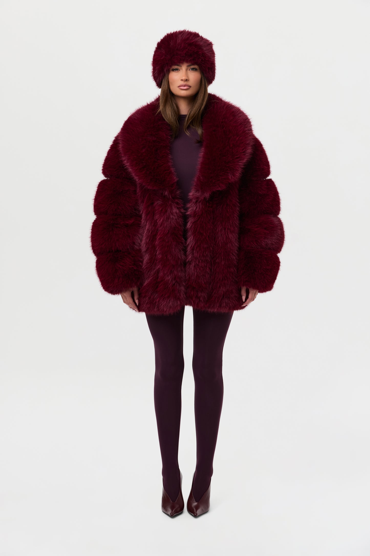 Faux Fur Pelted Jacket