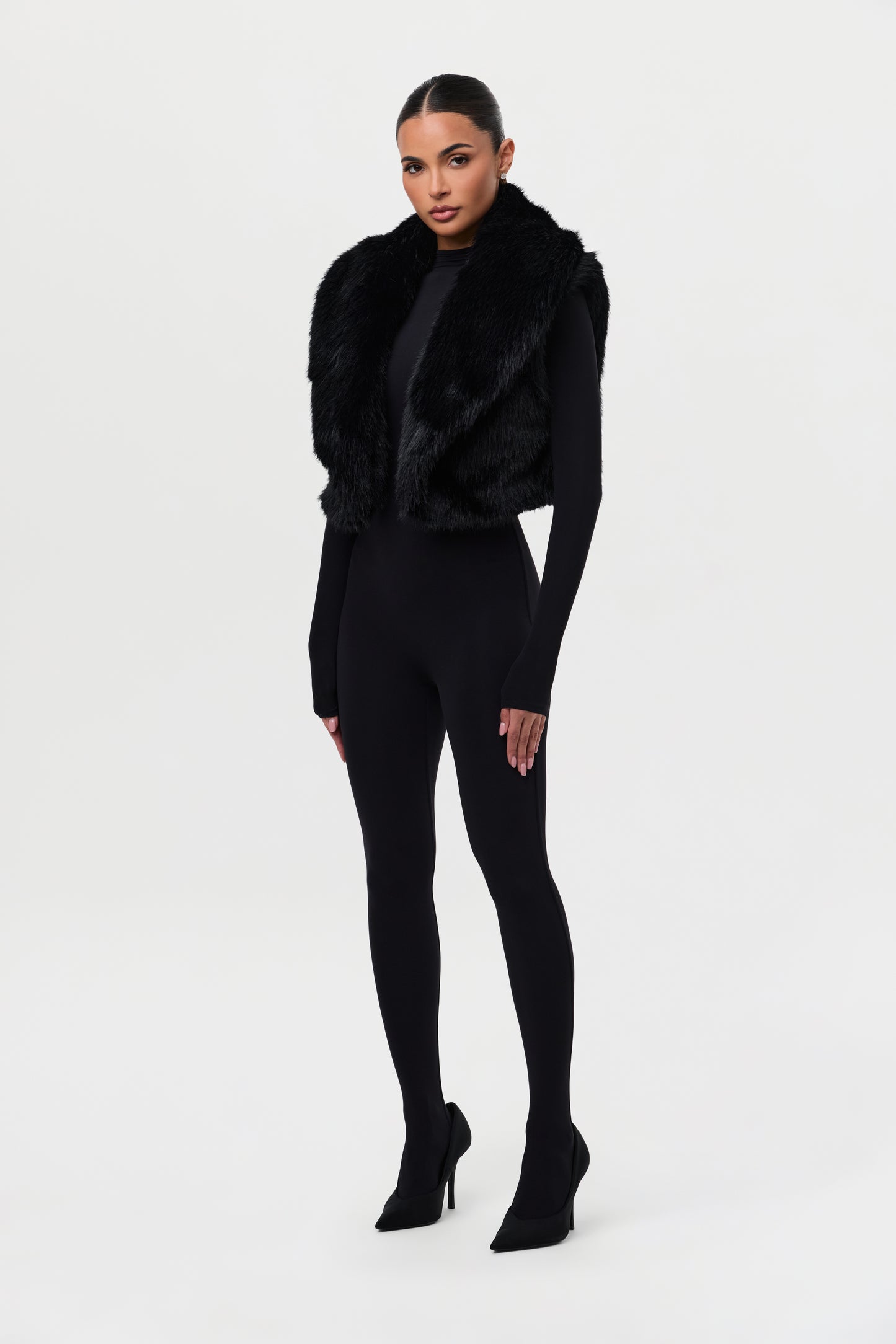 Faux Fur Plush Vest