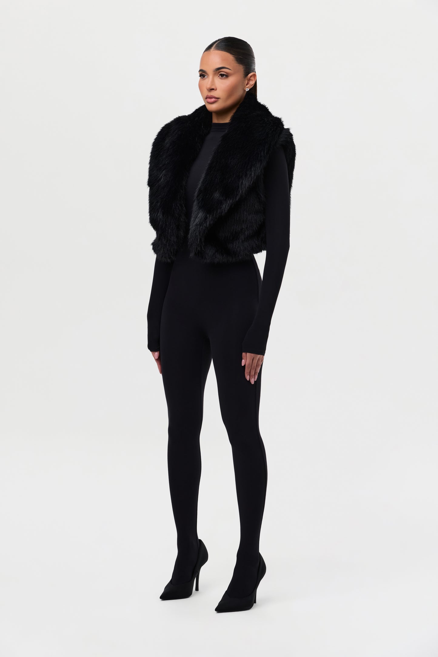 Faux Fur Plush Vest