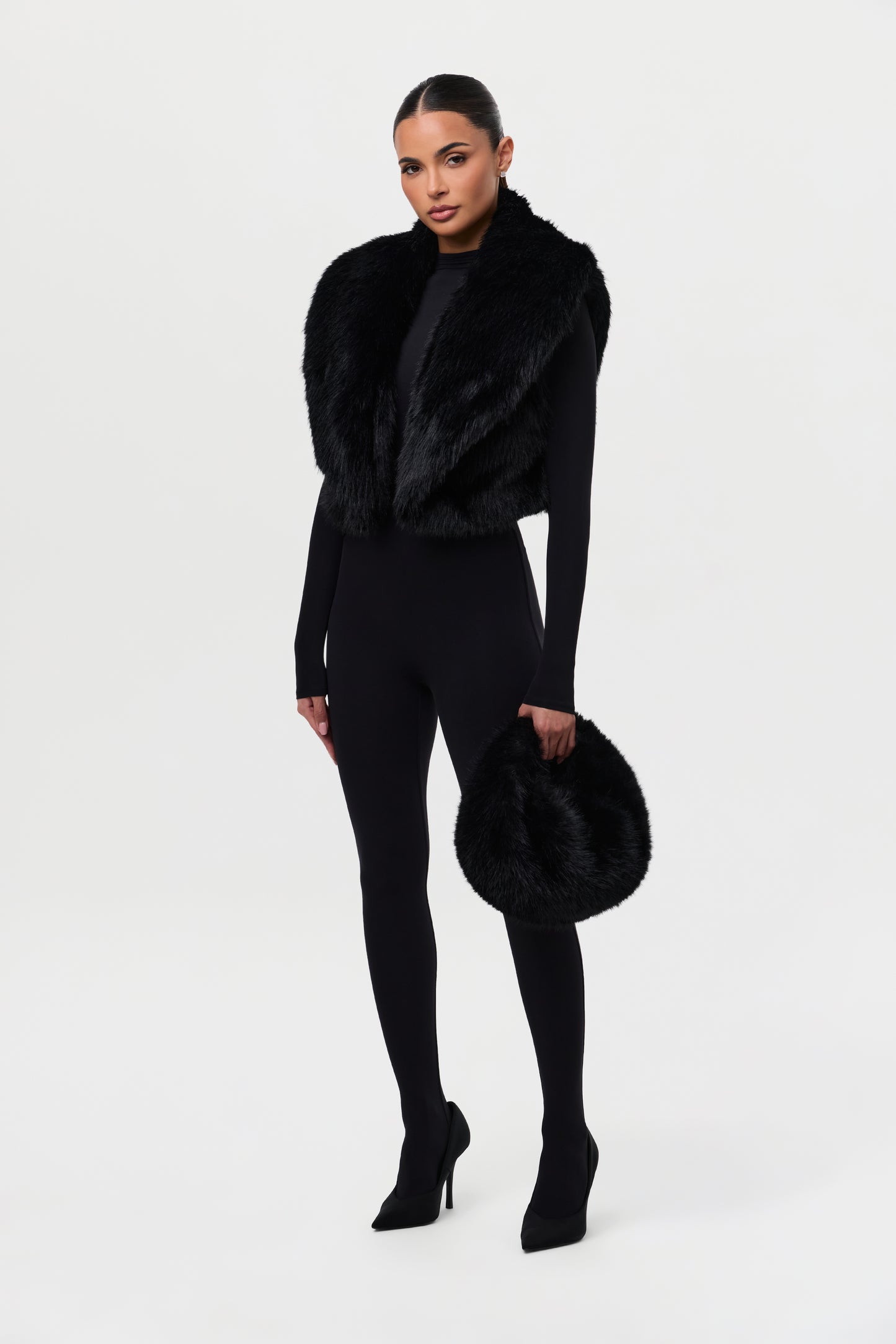 Faux Fur Plush Vest