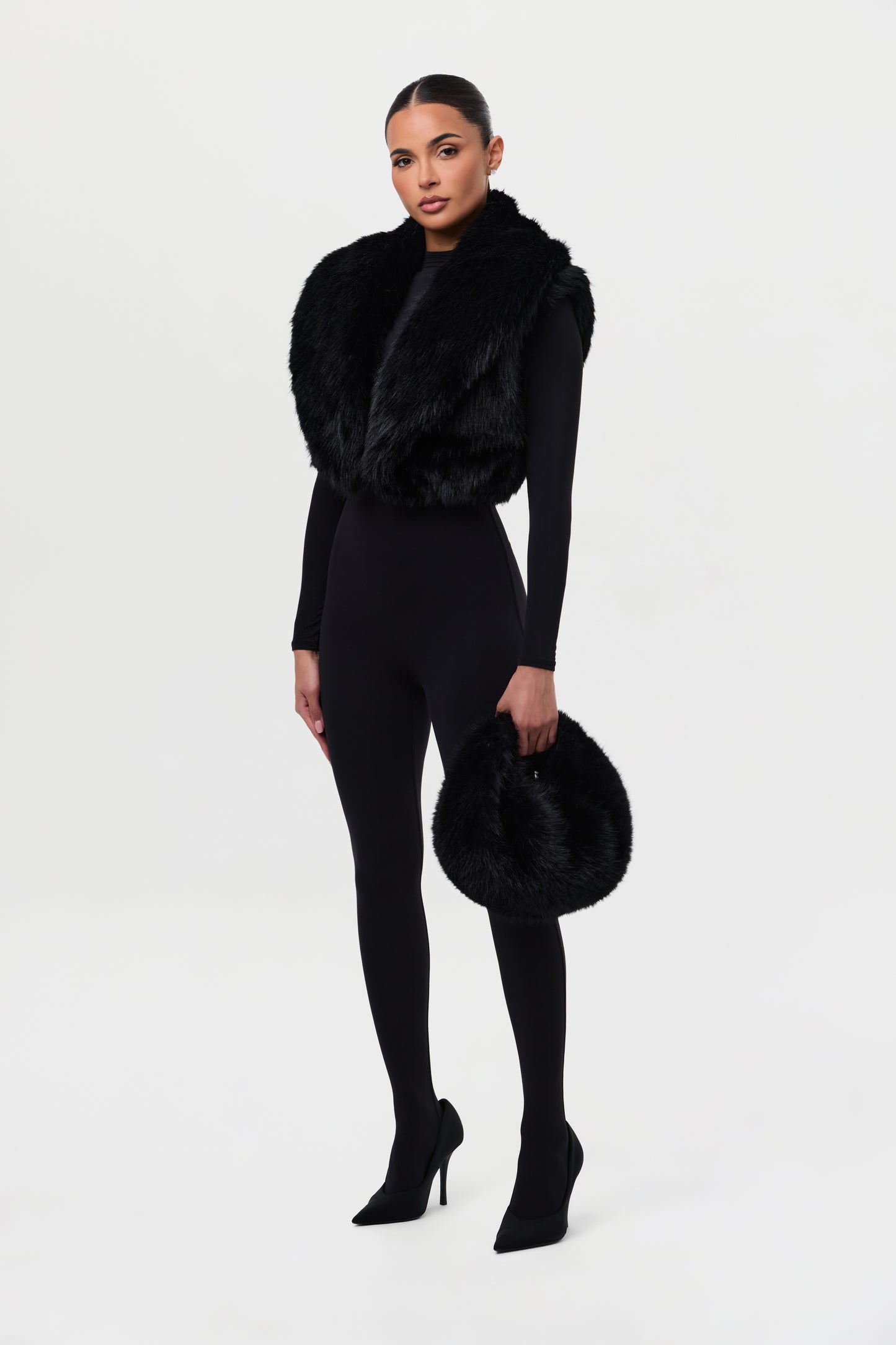 Faux Fur Plush Vest