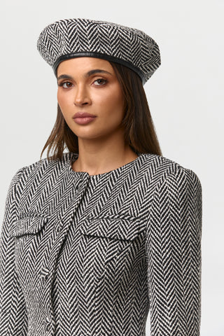 Suiting Herringbone Beret