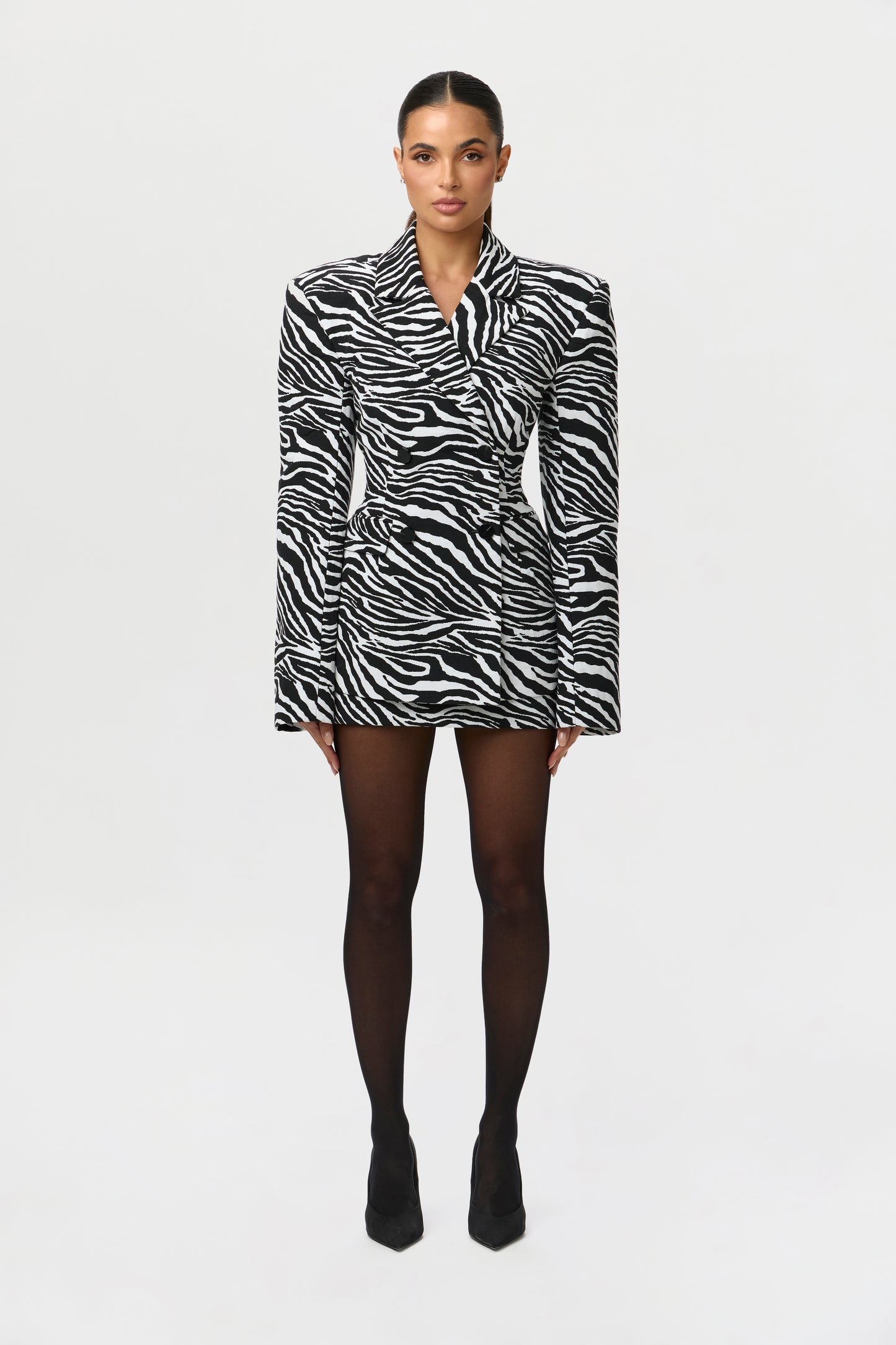 Suiting Zebra Jacquard Blazer
