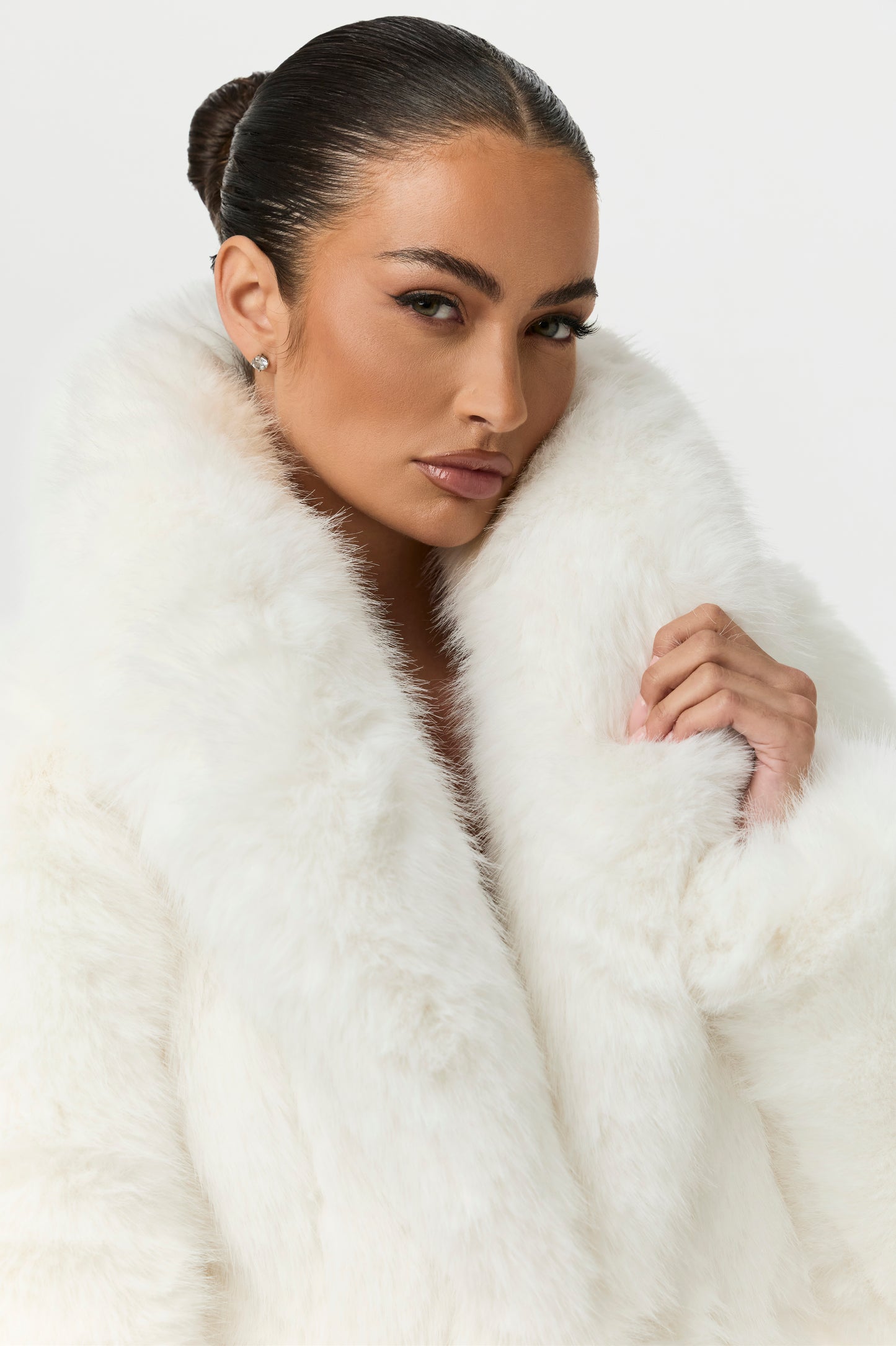Faux Fur Pelted Coat