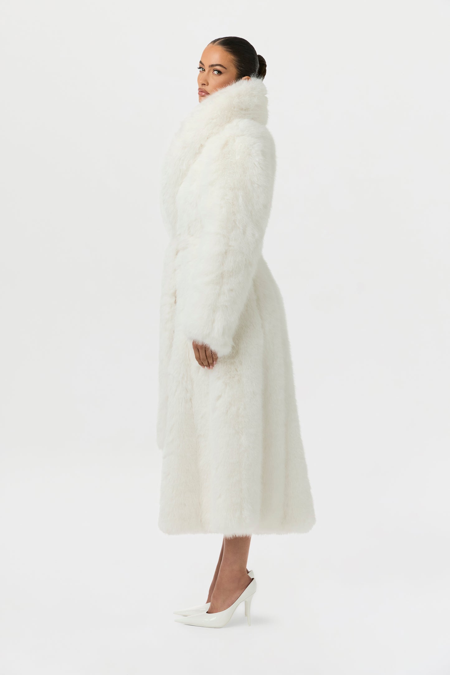 Faux Fur Pelted Coat