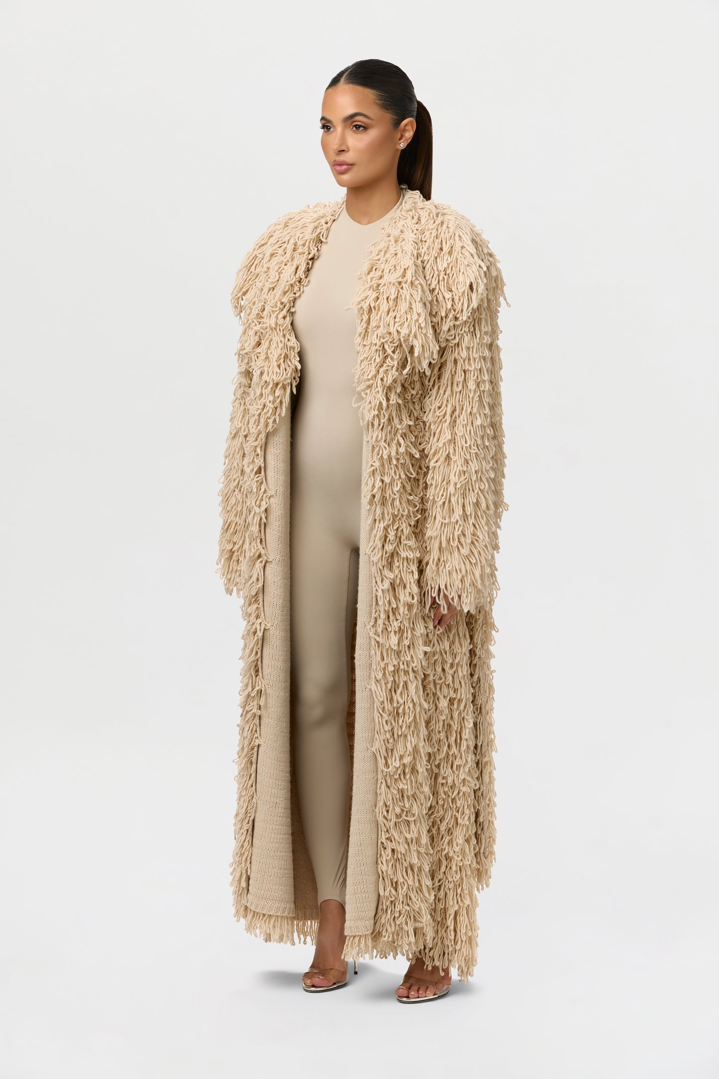 Knit Loop Coat