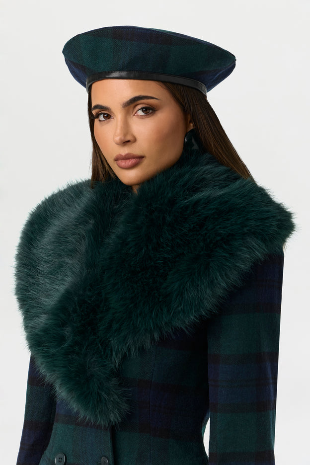 Plaid Beret