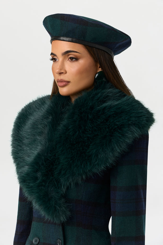Plaid Beret
