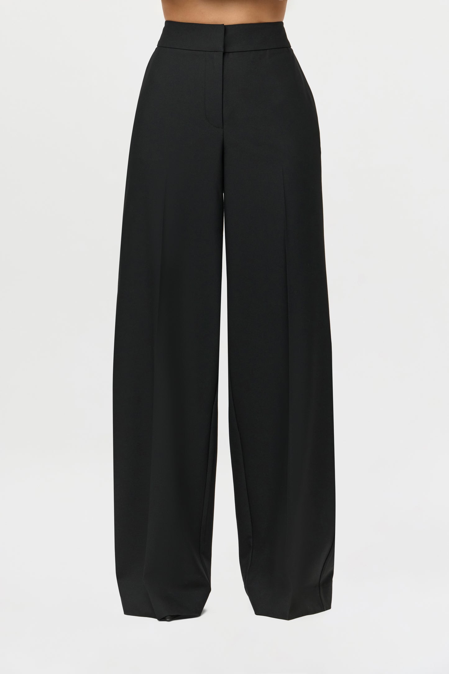 Suiting Seam Wide-Leg Pants