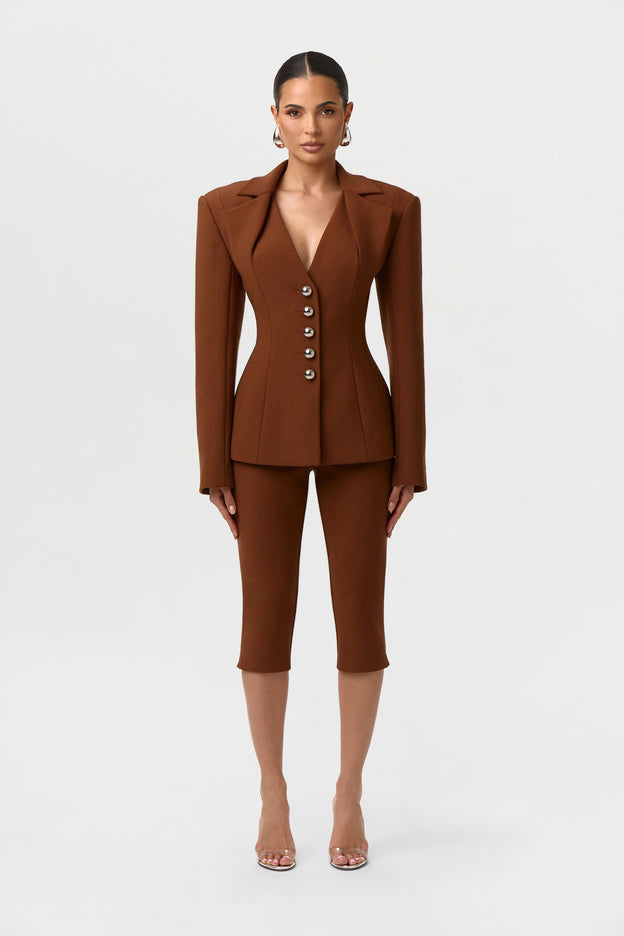 Suiting Sculpted Dome Blazer