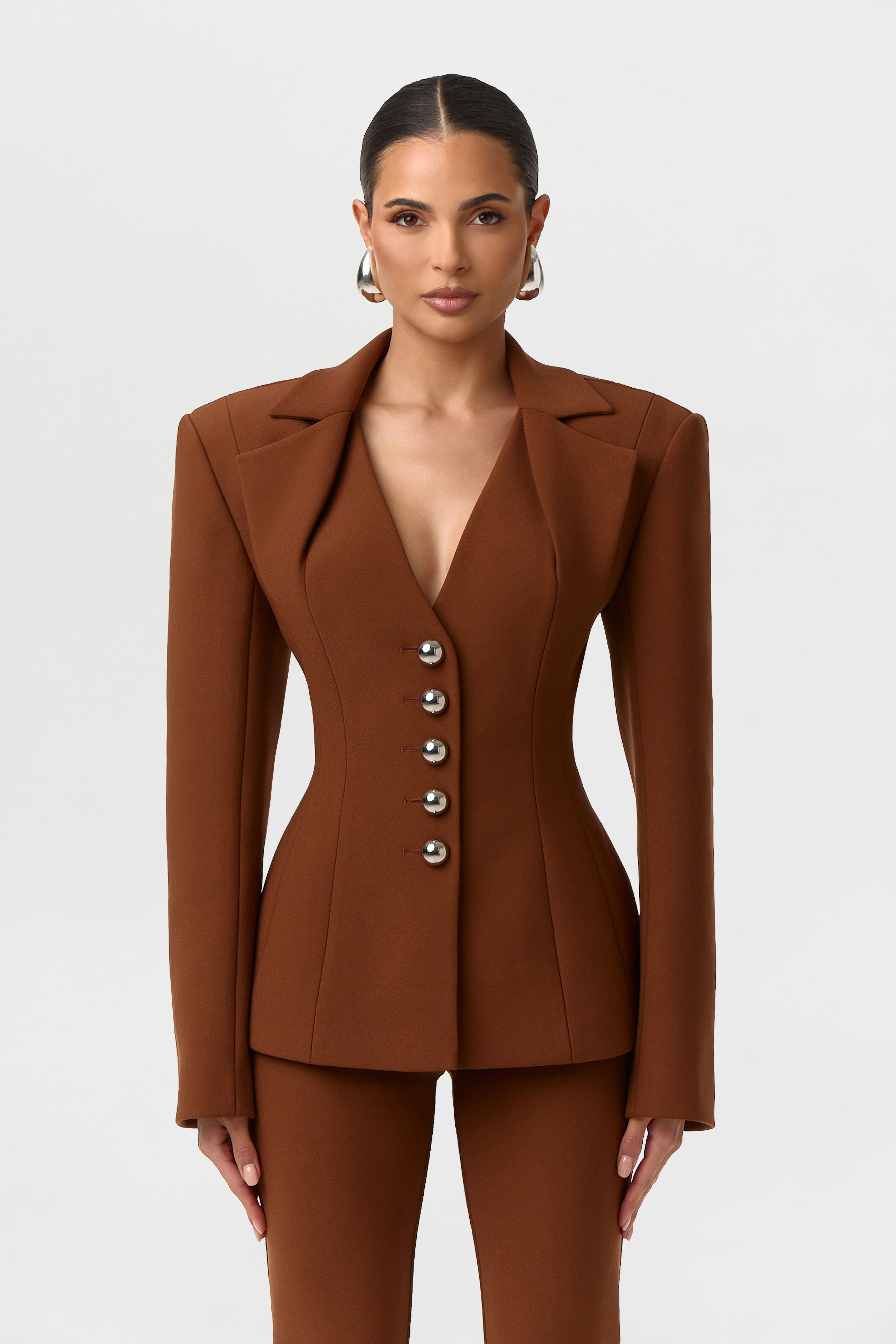 Suiting Sculpted Dome Blazer