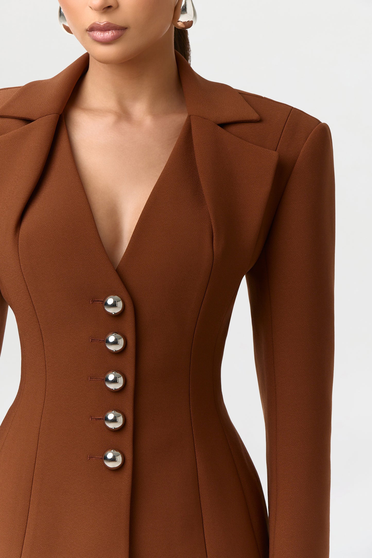 Suiting Sculpted Dome Blazer