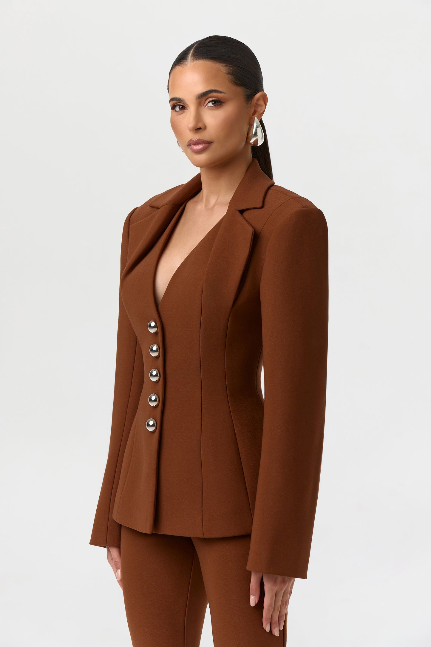 Suiting Sculpted Dome Blazer
