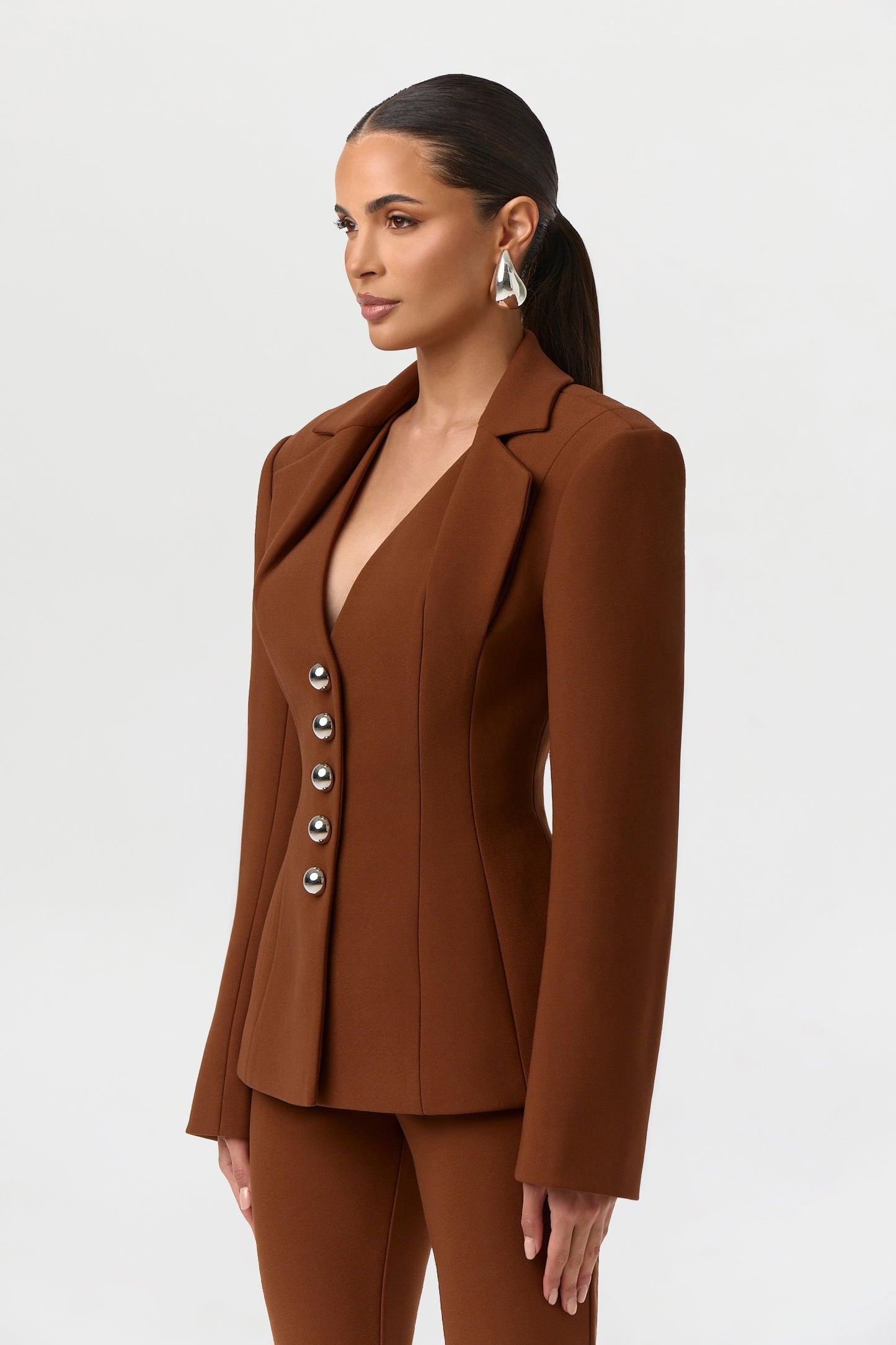 Suiting Sculpted Dome Blazer