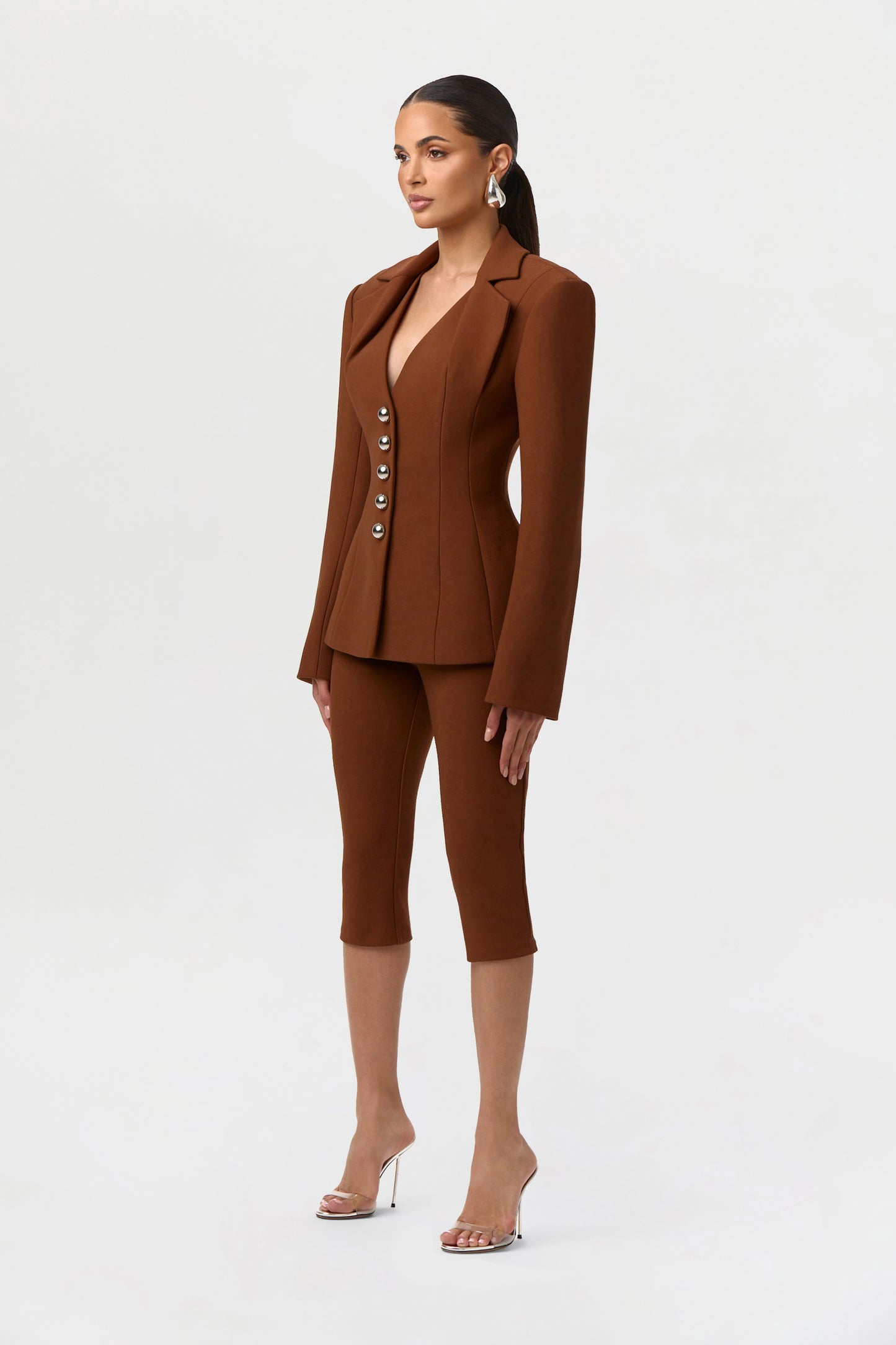 Suiting Sculpted Dome Blazer