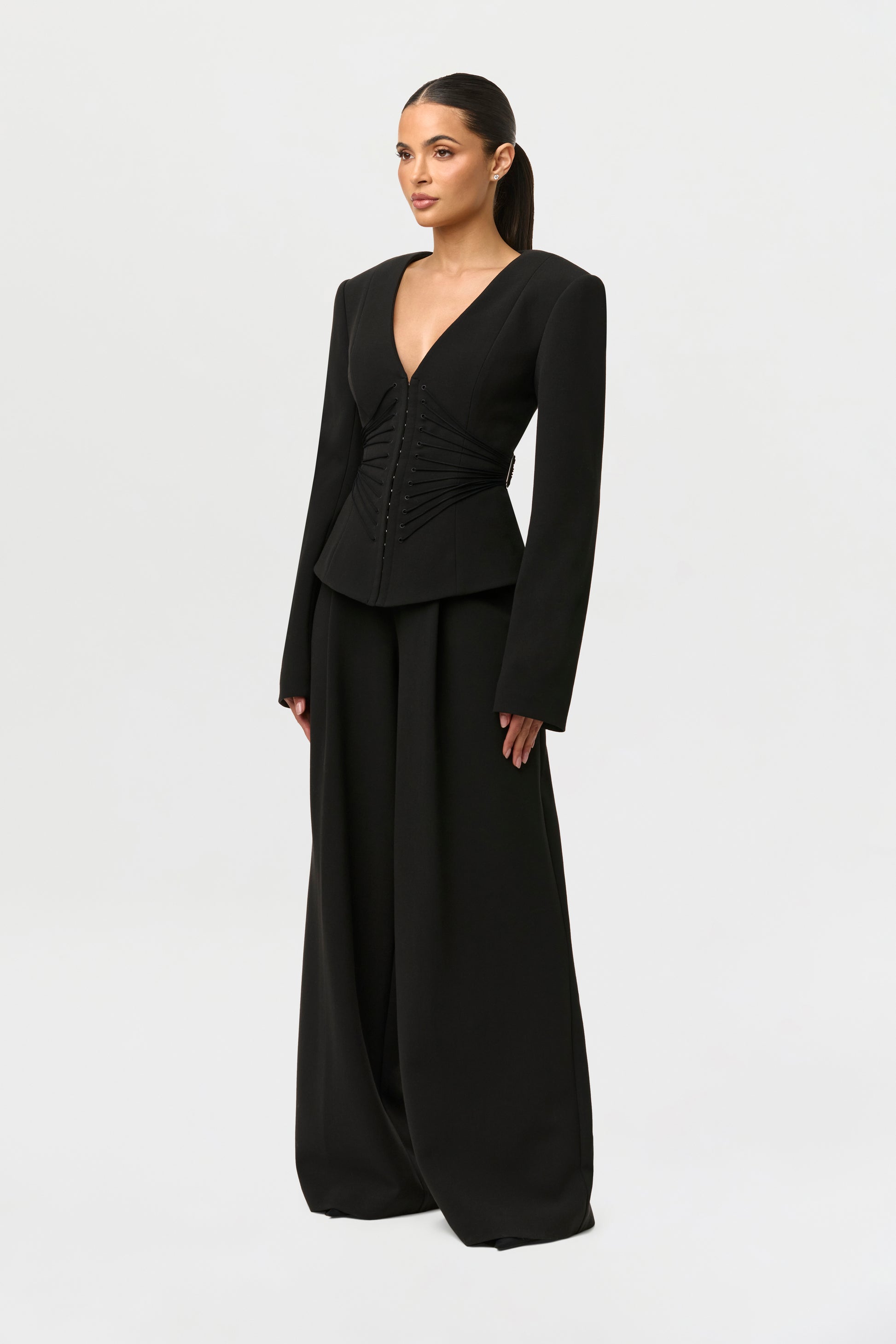 Suiting Wide-Leg Pants