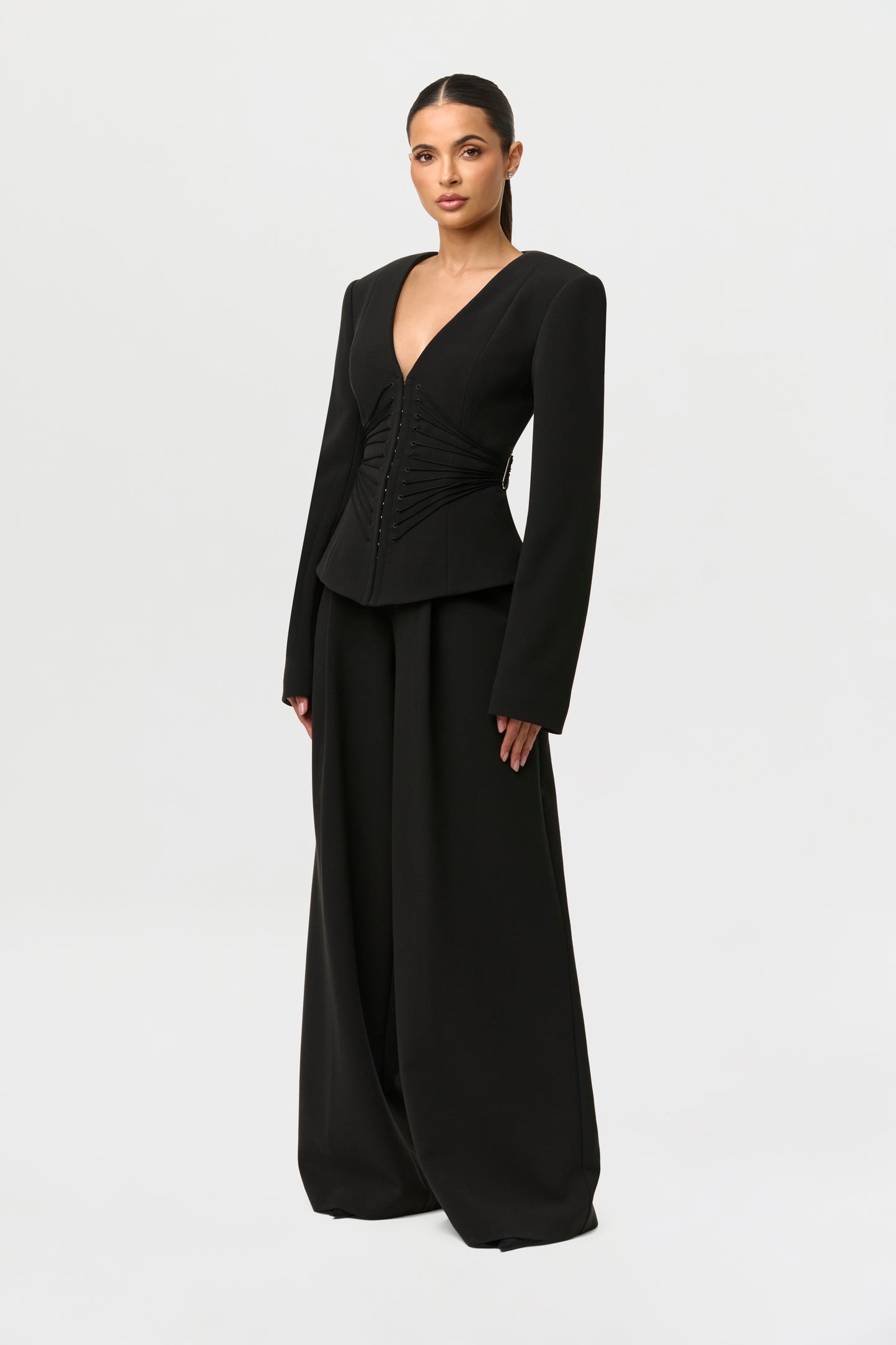 Suiting Wide-Leg Pants