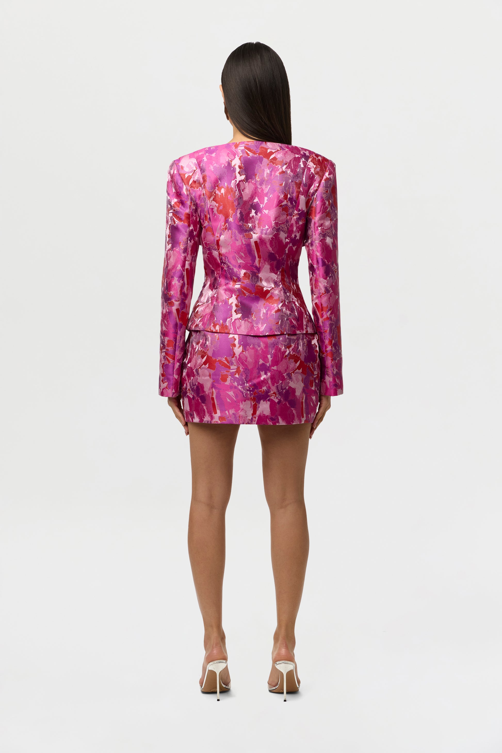 Suiting Jacquard Mini Skirt