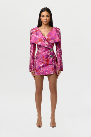 Suiting Jacquard Mini Skirt