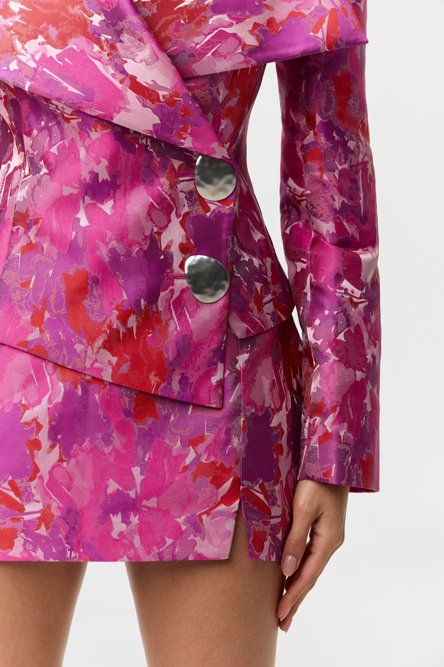 Suiting Jacquard Mini Skirt