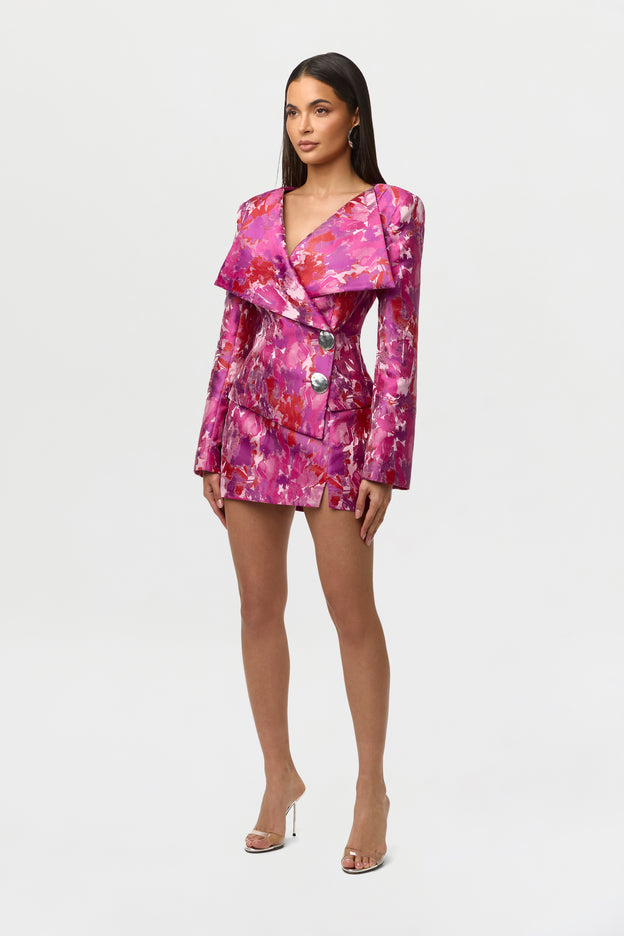 Suiting Jacquard Mini Skirt