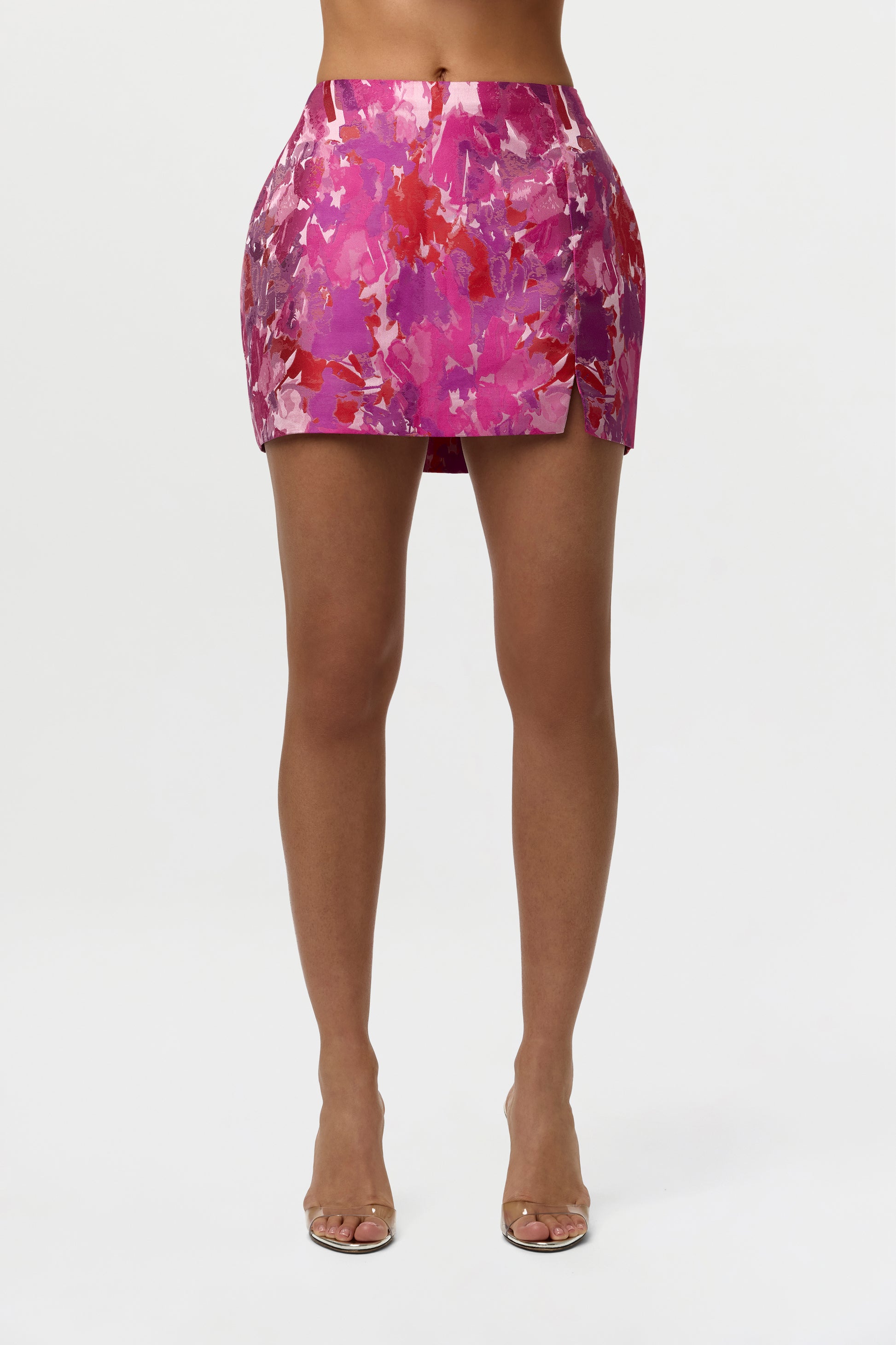 Suiting Jacquard Mini Skirt