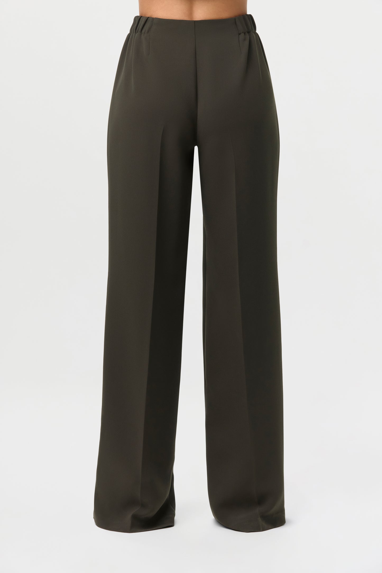 Suiting Pleated Wide-Leg Pants