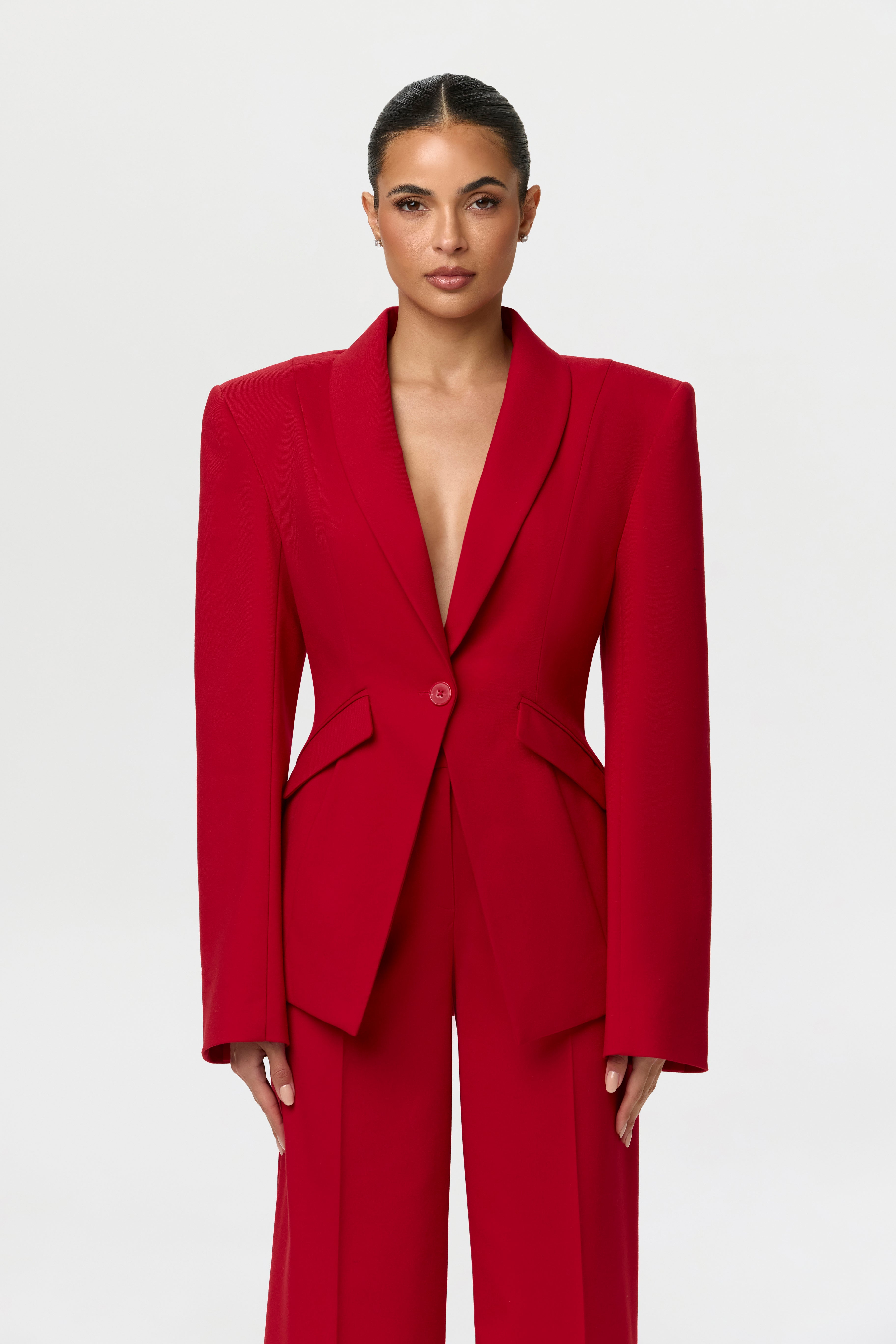 Suited Sculpted Blazer