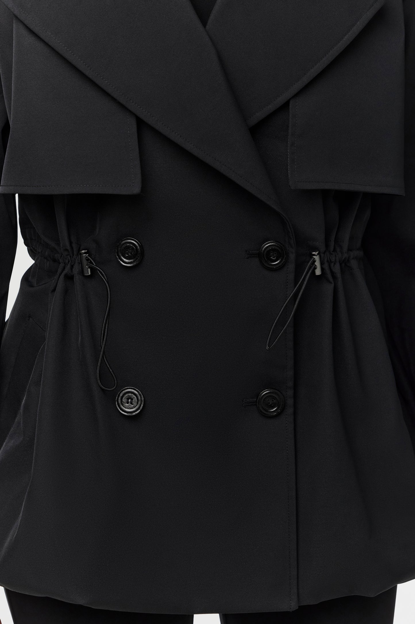 Twill Belted Trench Jacket