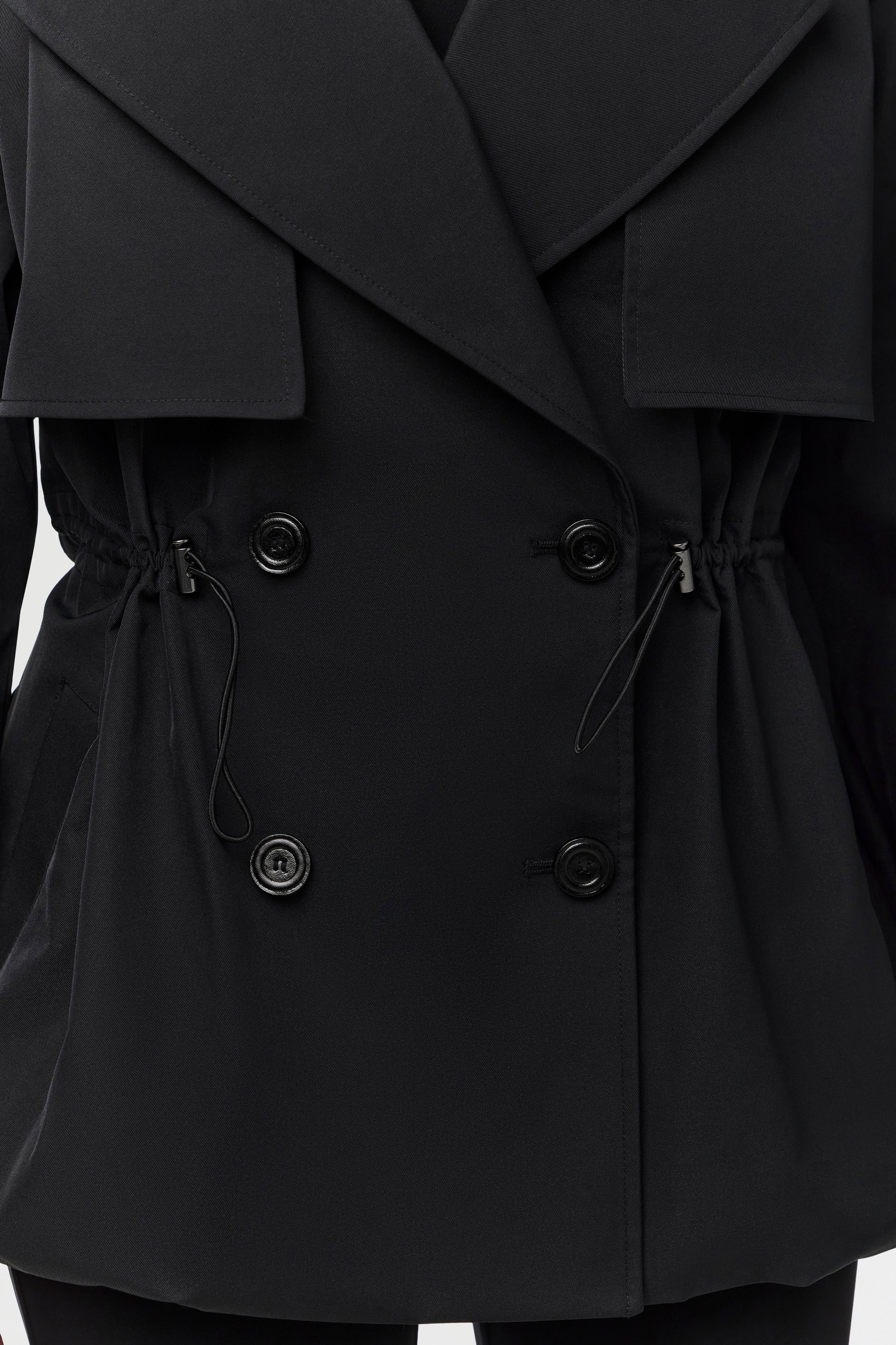 Twill Belted Trench Jacket