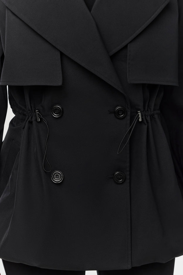 Twill Belted Trench Jacket