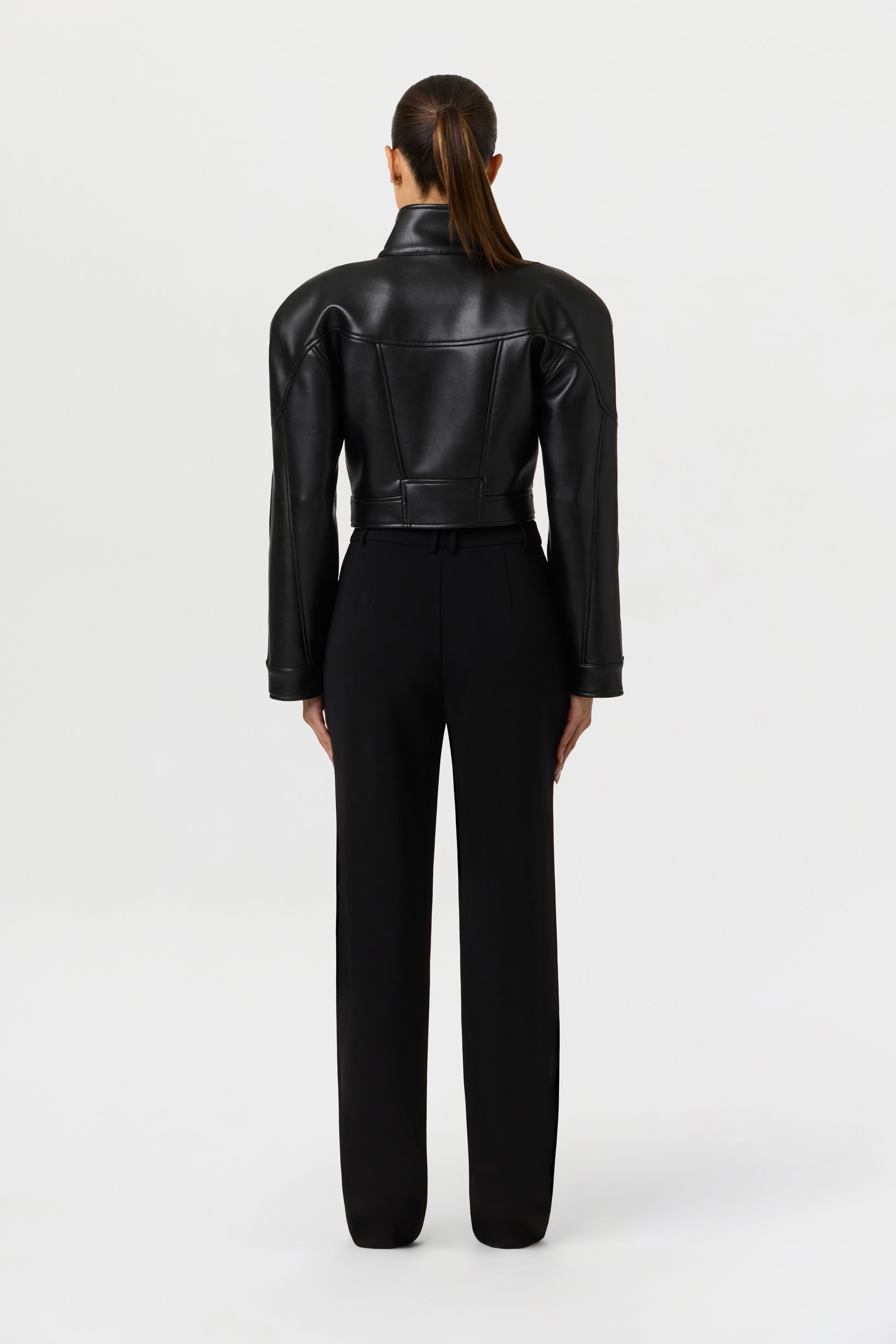 Vegan Leather Moto Jacket
