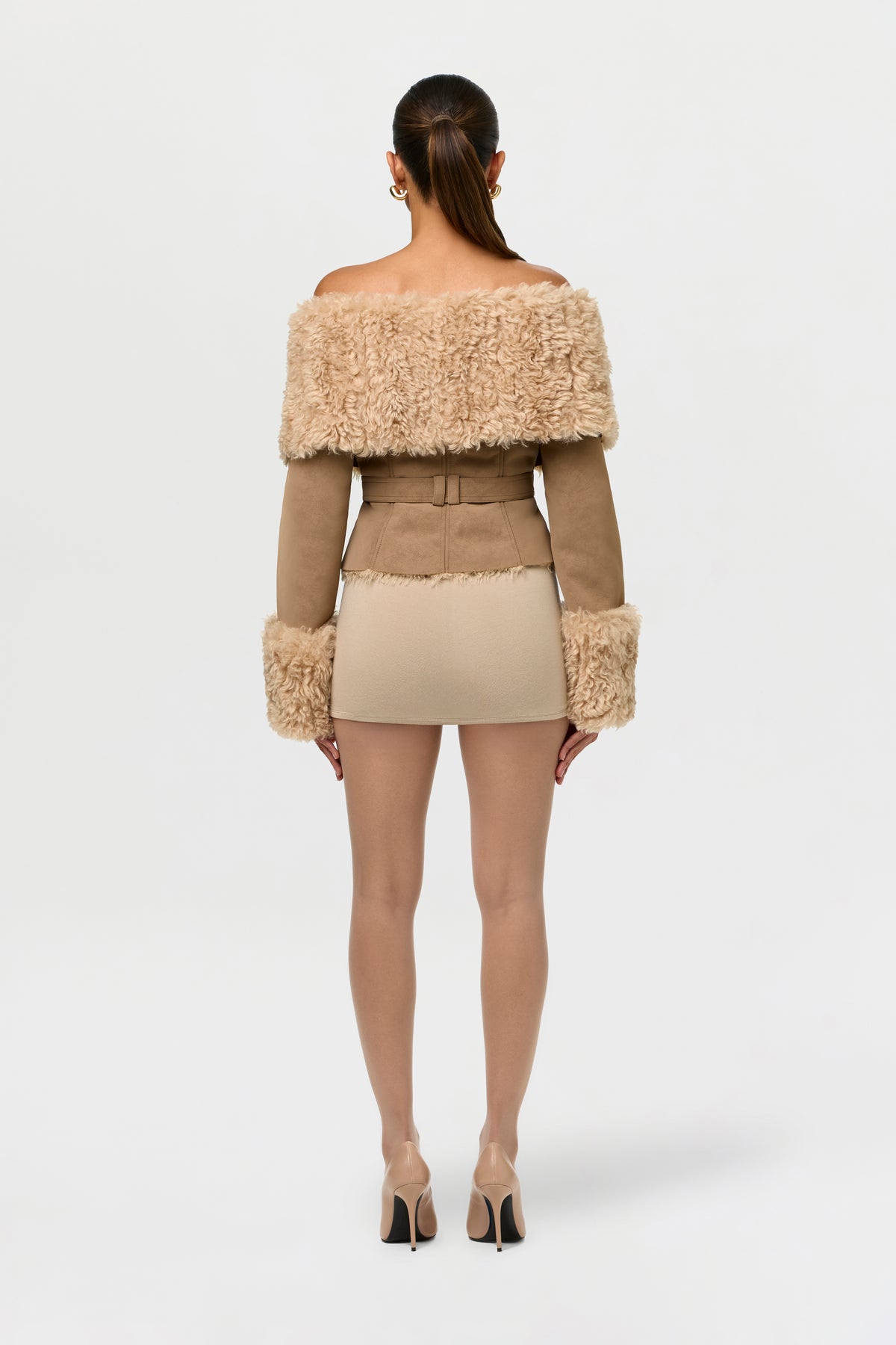 Suede Crop Jacket