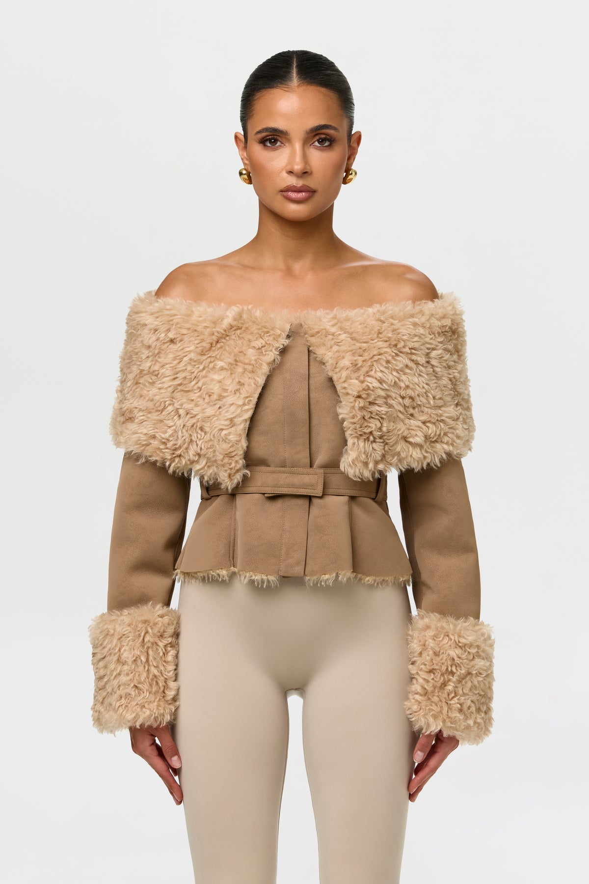 Suede Crop Jacket