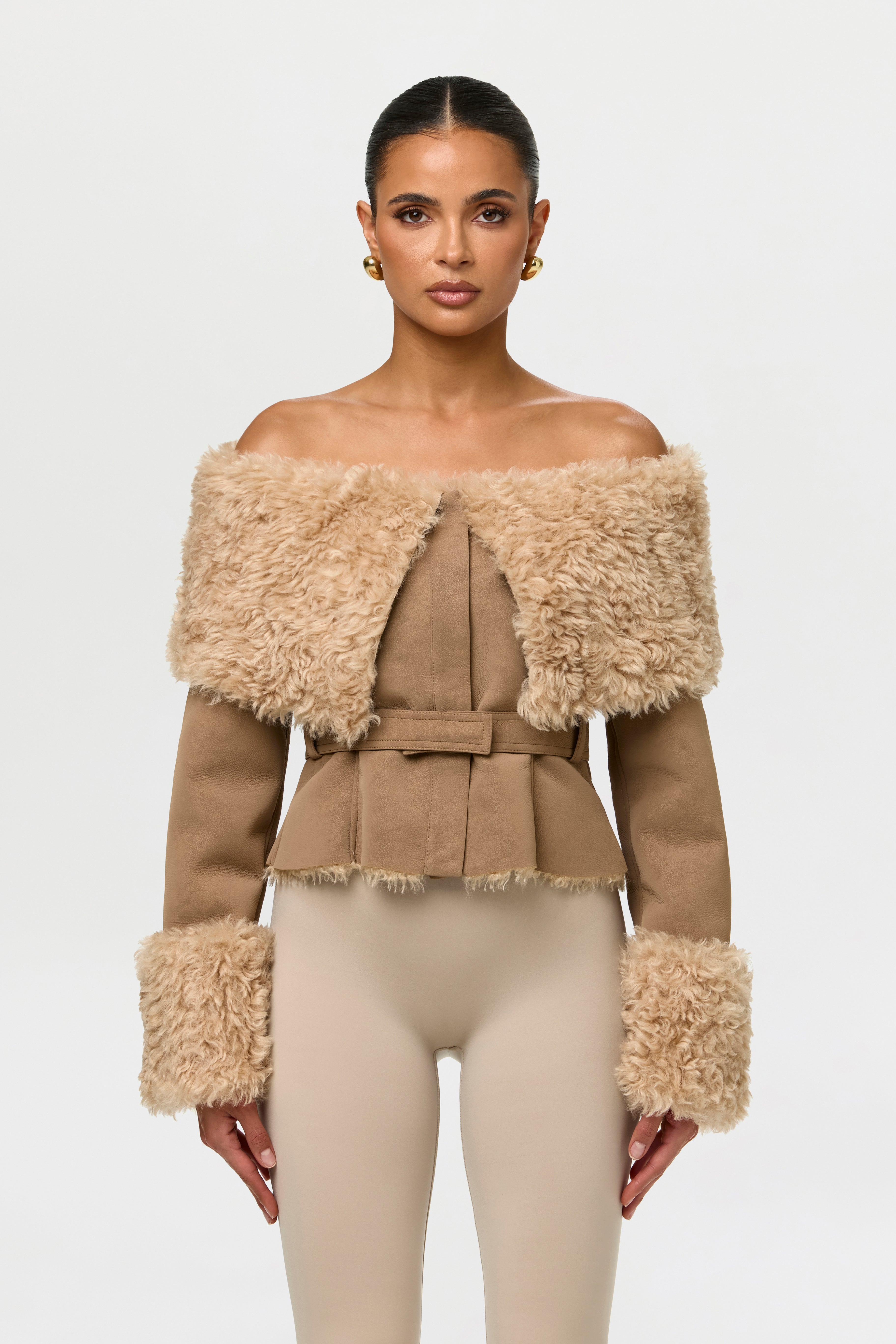 Suede Crop Jacket
