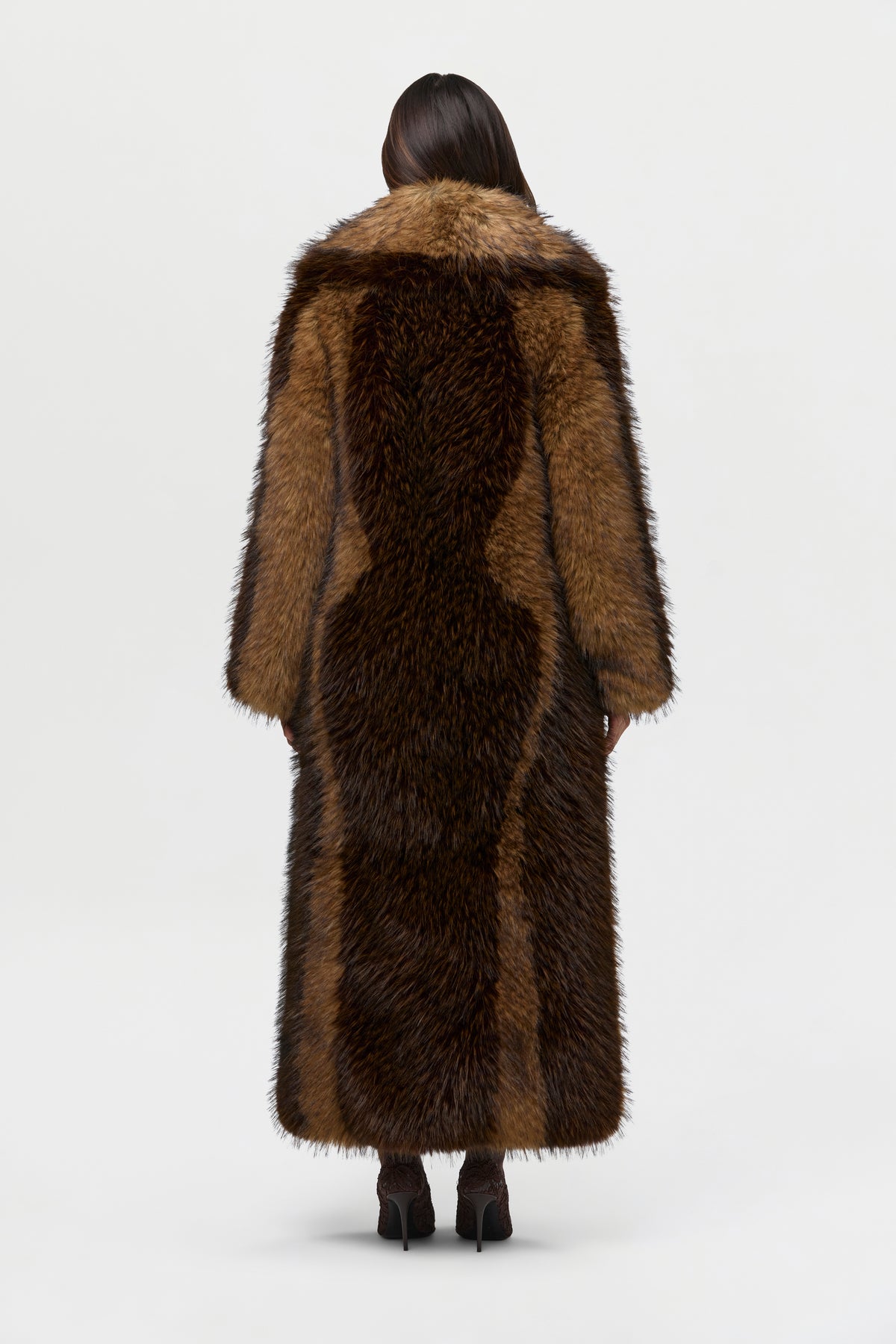 Faux Fur Hourglass Coat