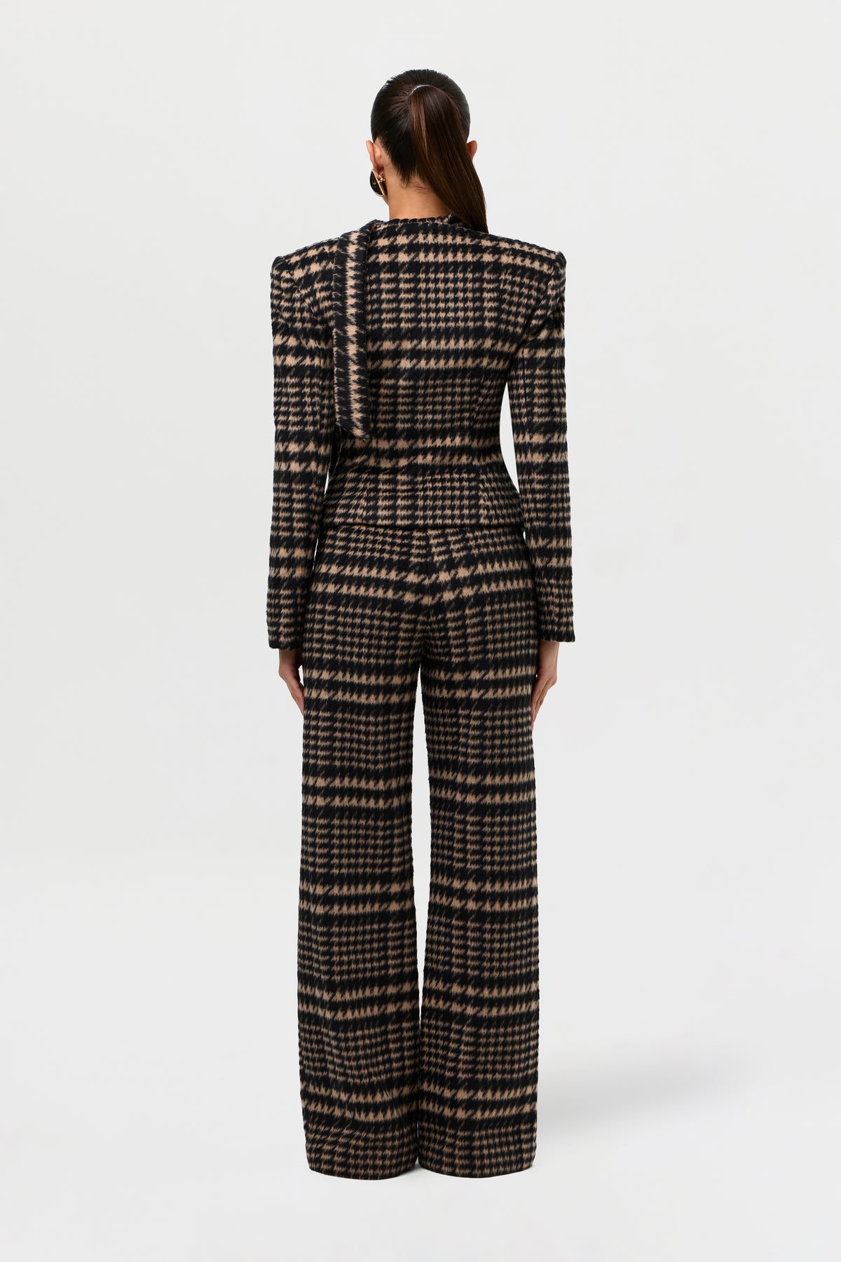Suiting Plaid Wide Leg Pants