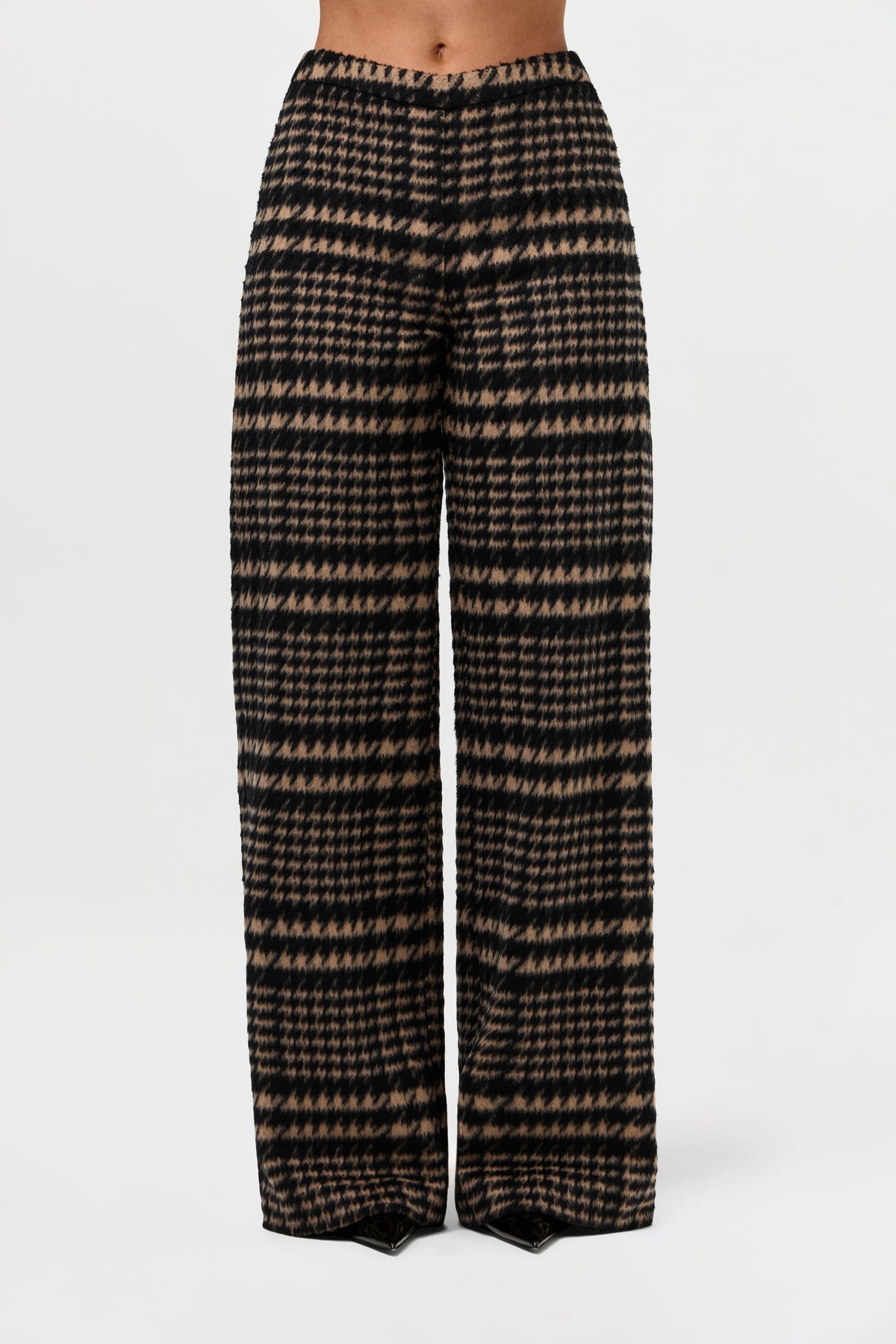 Suiting Plaid Wide Leg Pants