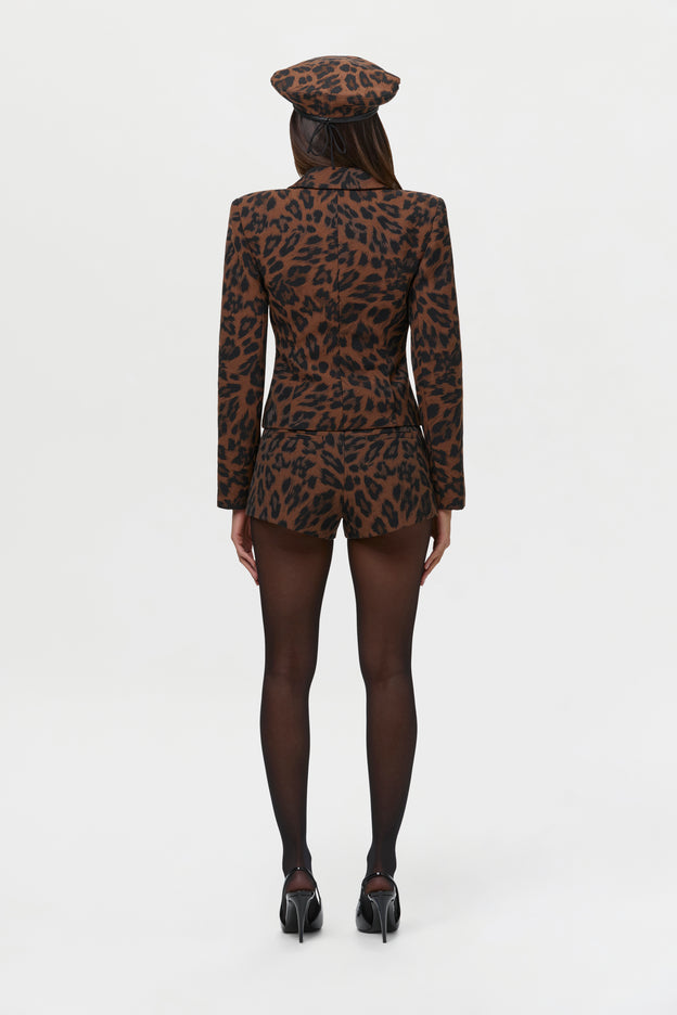Suiting Print Button Up Blazer