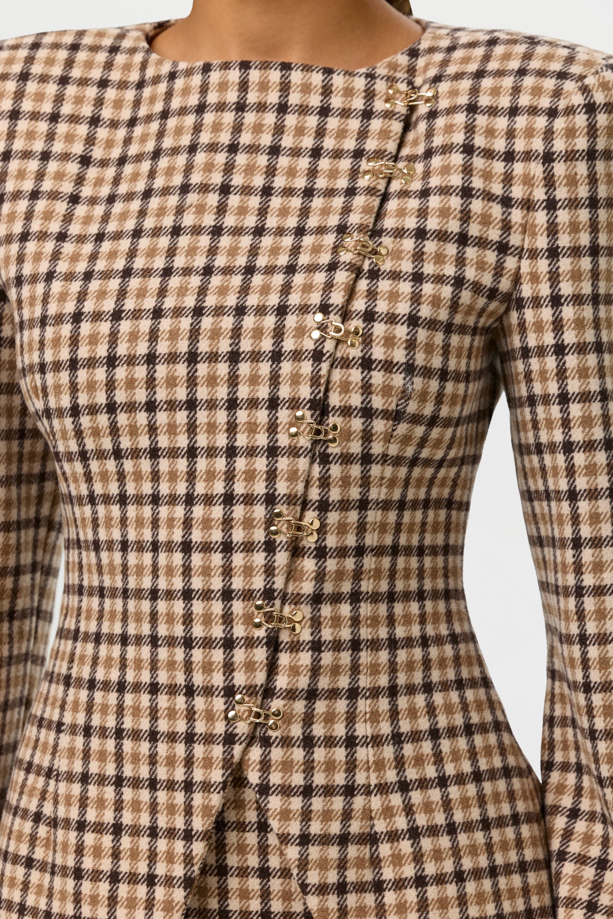 Suiting Micro Plaid Sculpt Blazer