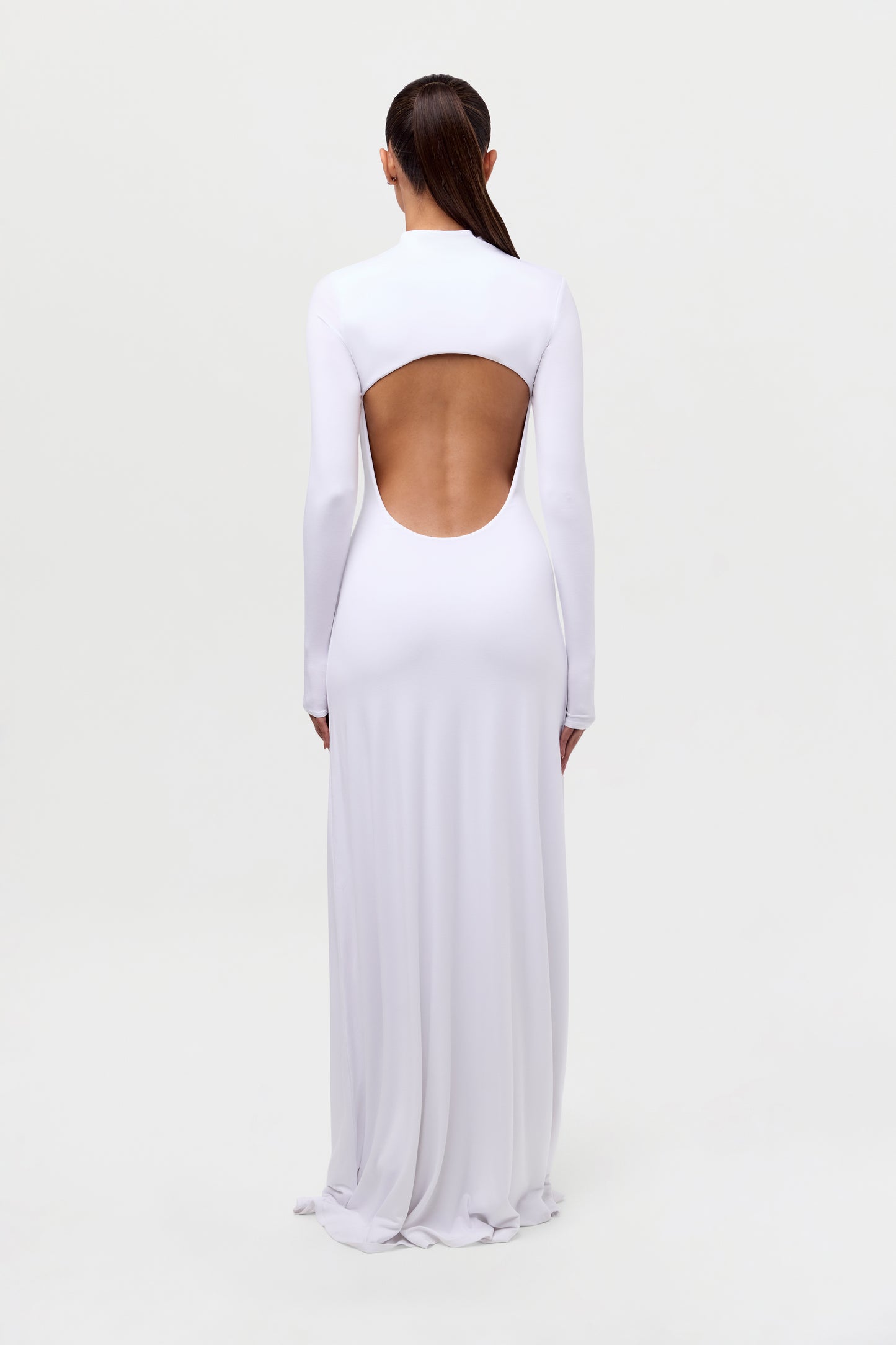 Smooth Open Back Maxi Dress