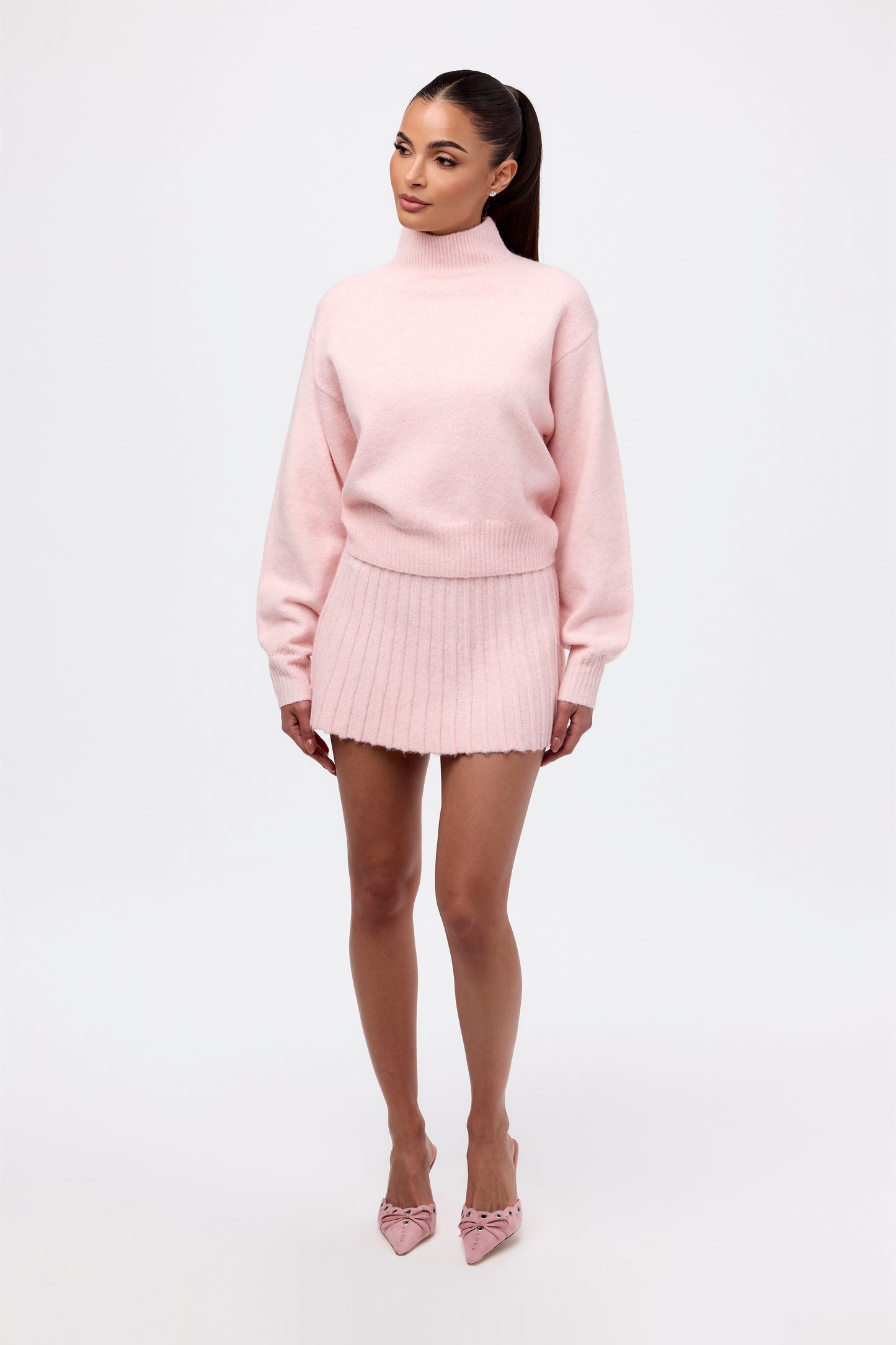 Knit Turtleneck Sweater